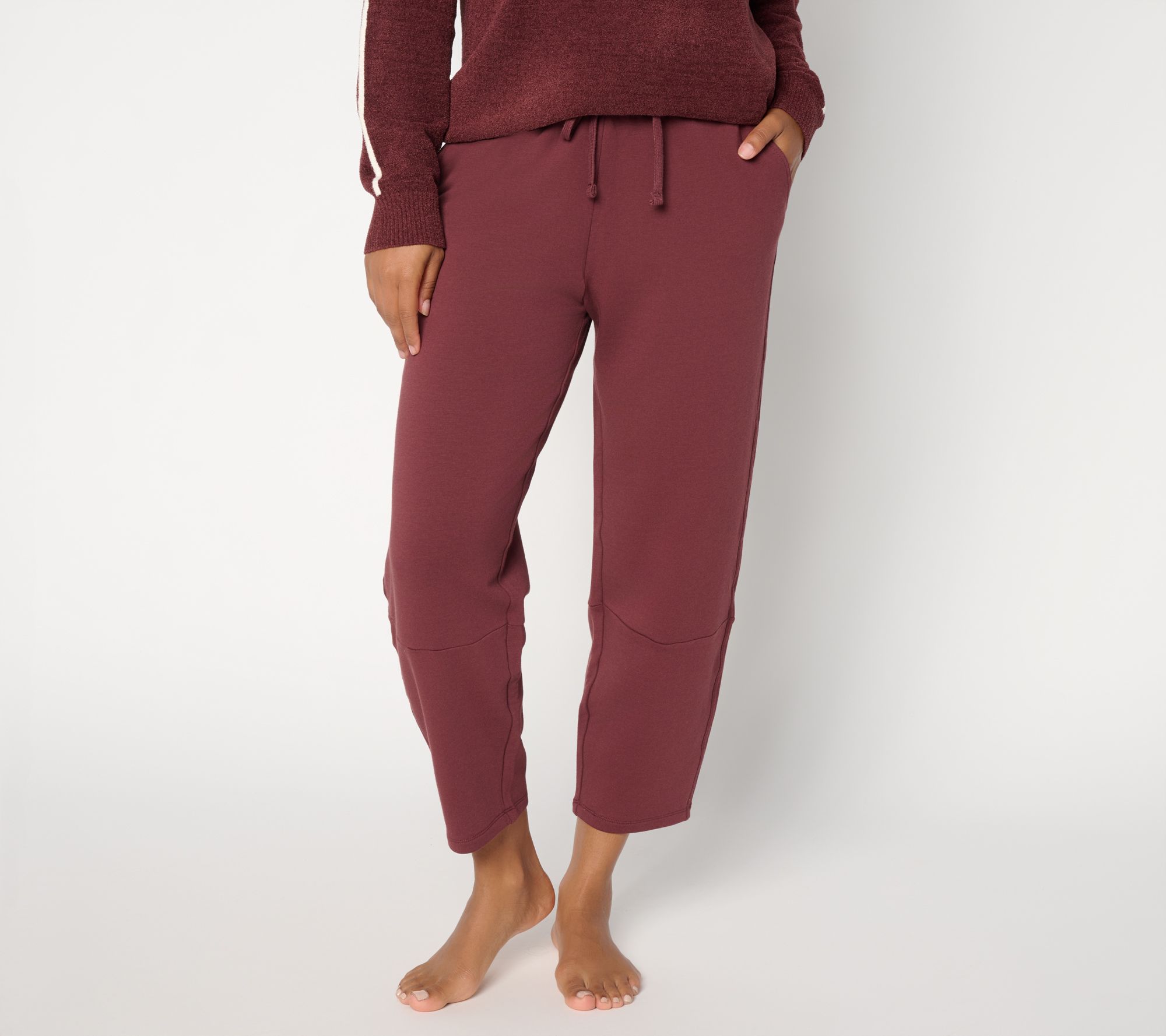 Barefoot Dreams Petite Malibu Collection Luxe Lounge Barrel Leg Pant