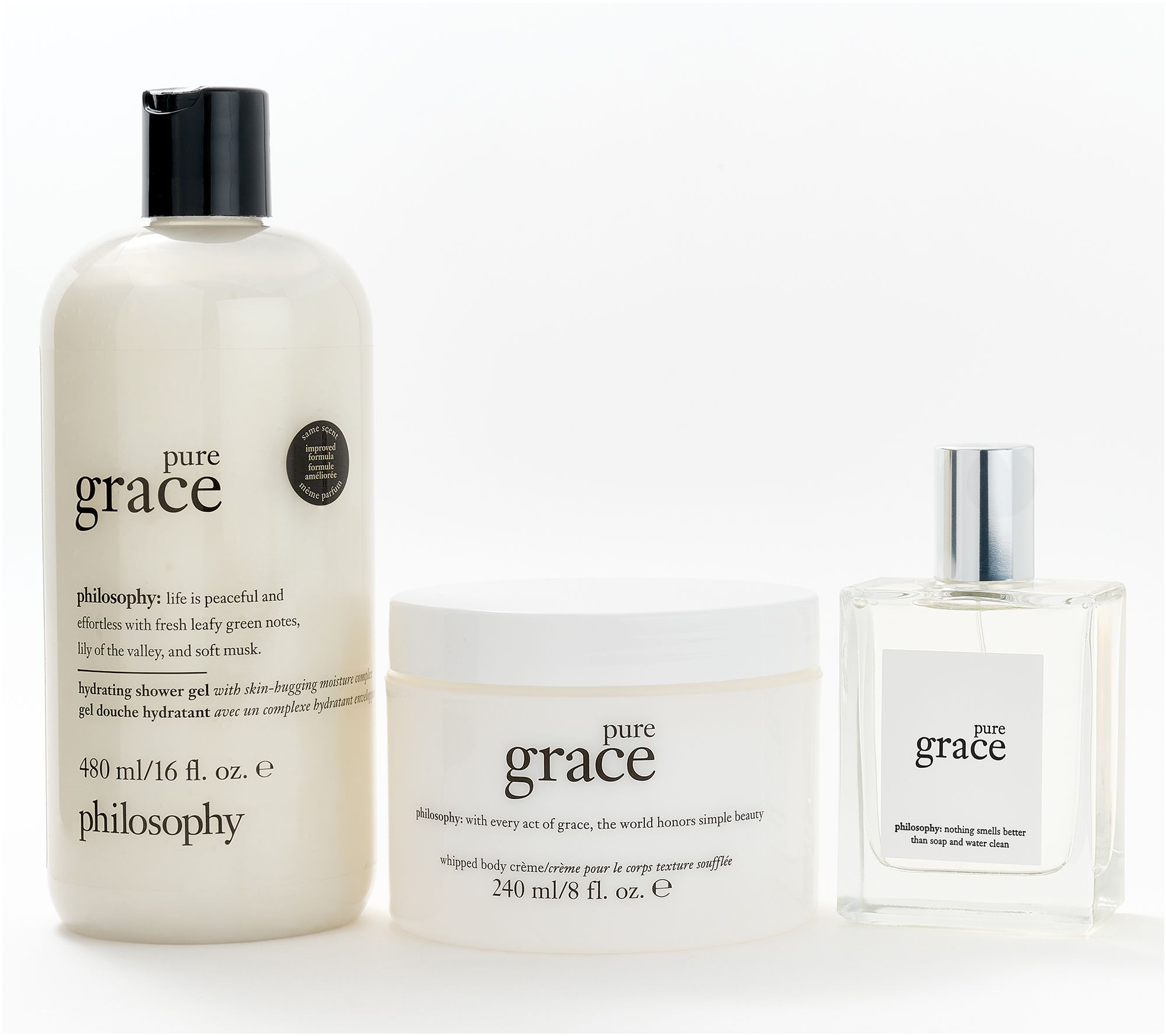 philosophy all about grace 3piece fragrance layering set