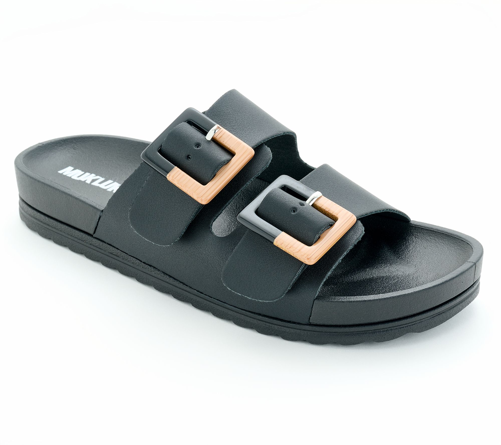 MUK LUKS Adjustable Slide Sandals - Isabelle