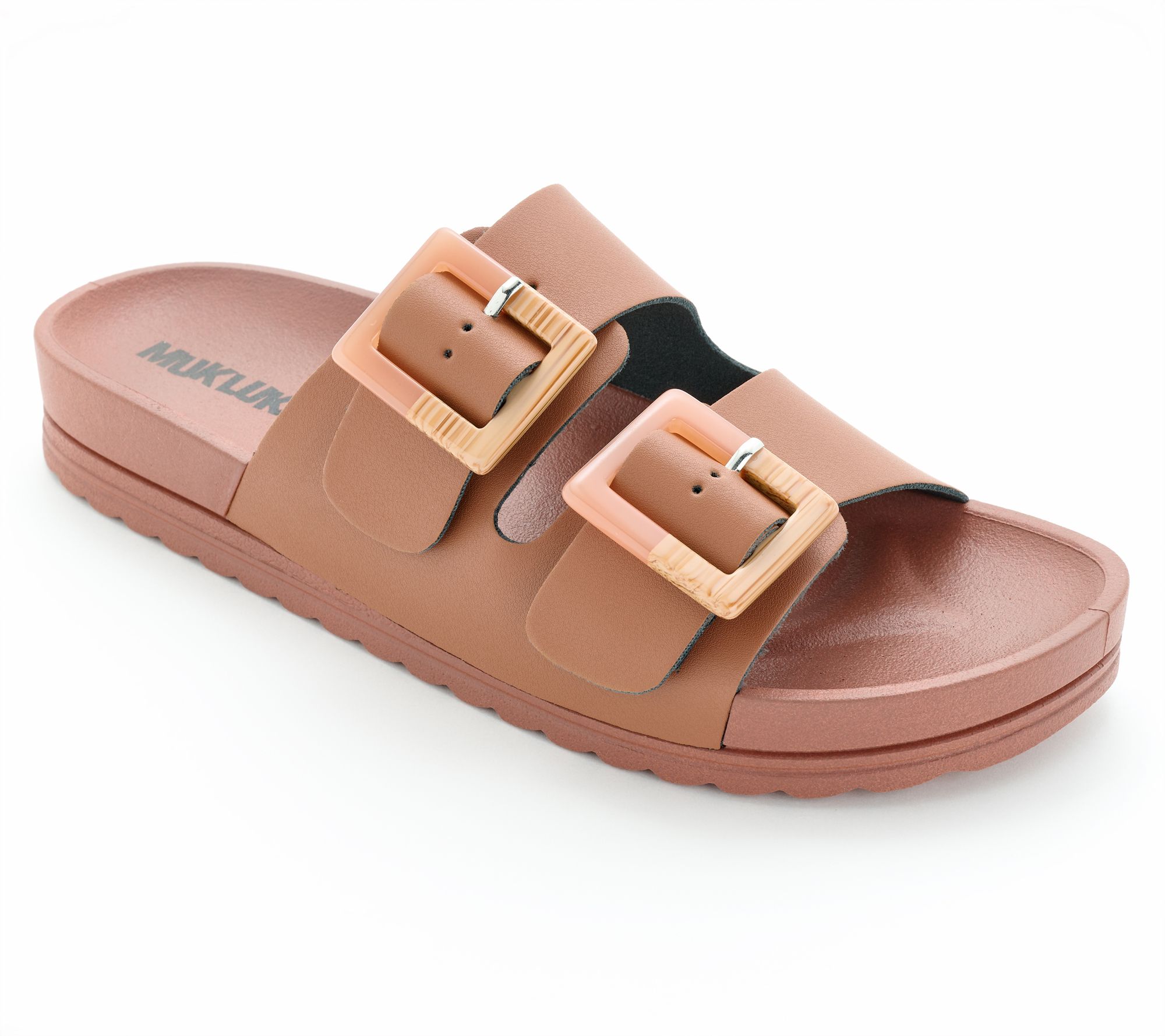 MUK LUKS Adjustable Slide Sandals - Isabelle