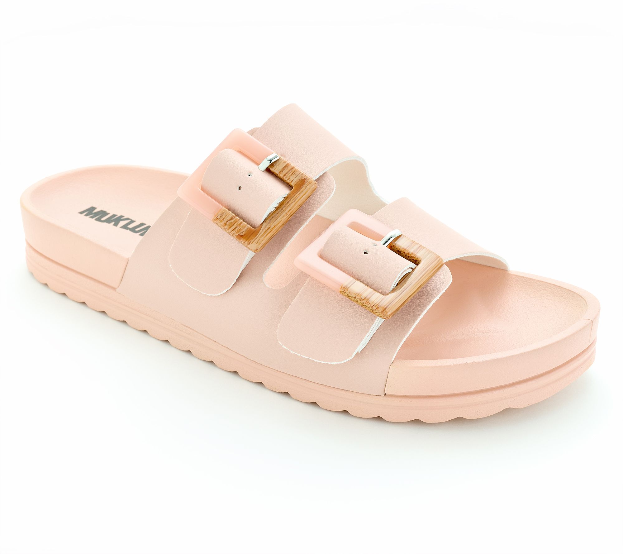 MUK LUKS Adjustable Slide Sandals - Isabelle