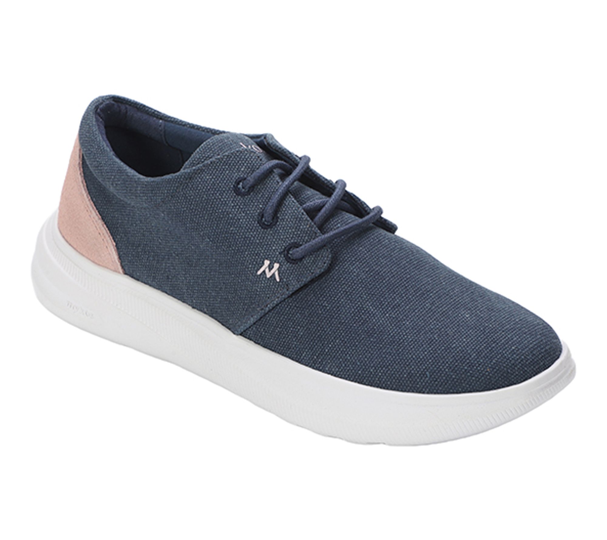 Mykos Lace Up Knit & Suede Sneakers - Lake