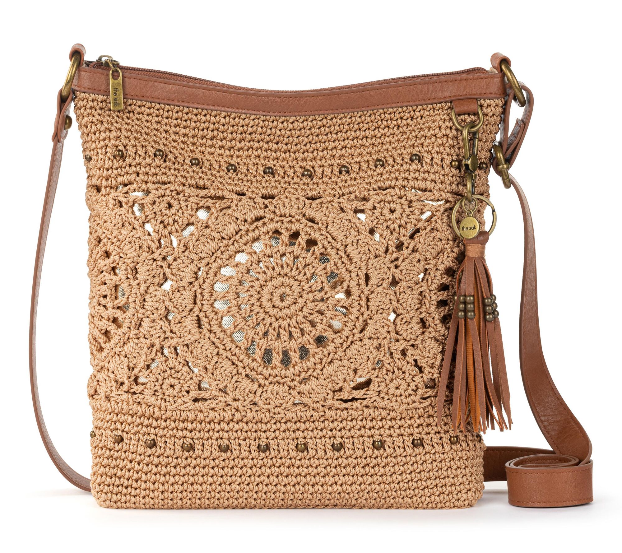The Sak Lucia Crochet Yarn Crossbody Bag