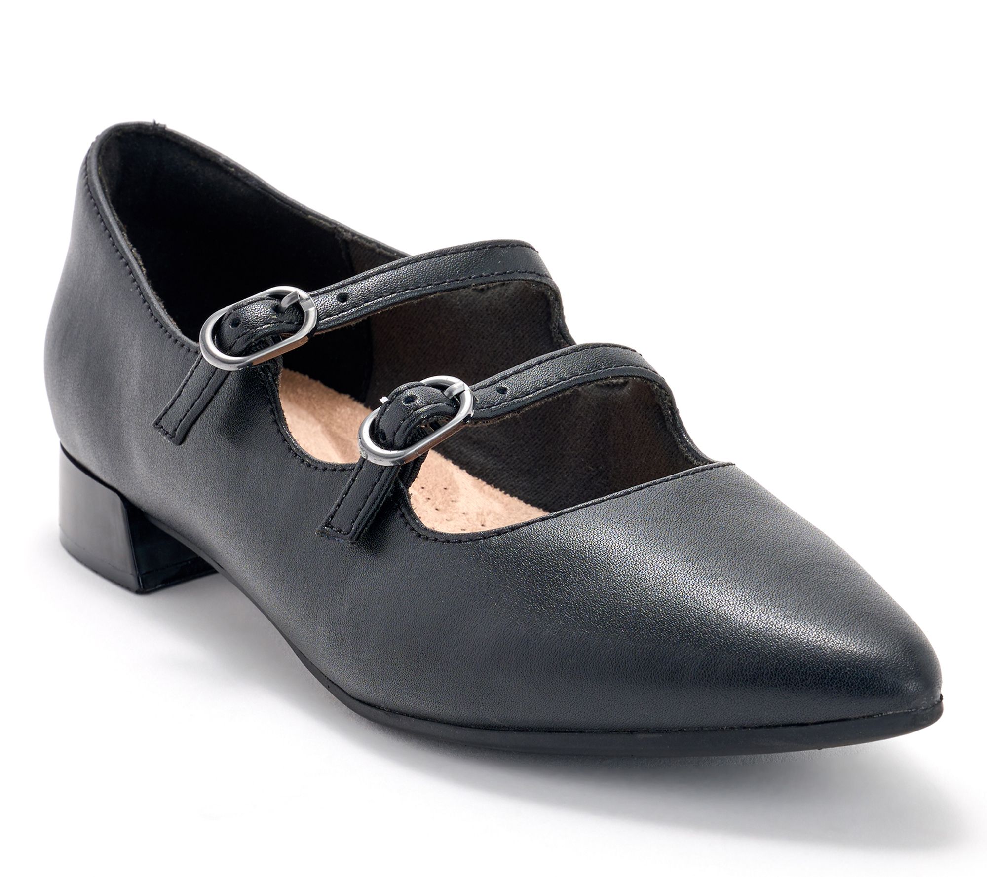 "As Is" Clarks Collection Leather Mary Janes- Natalyn Lane
