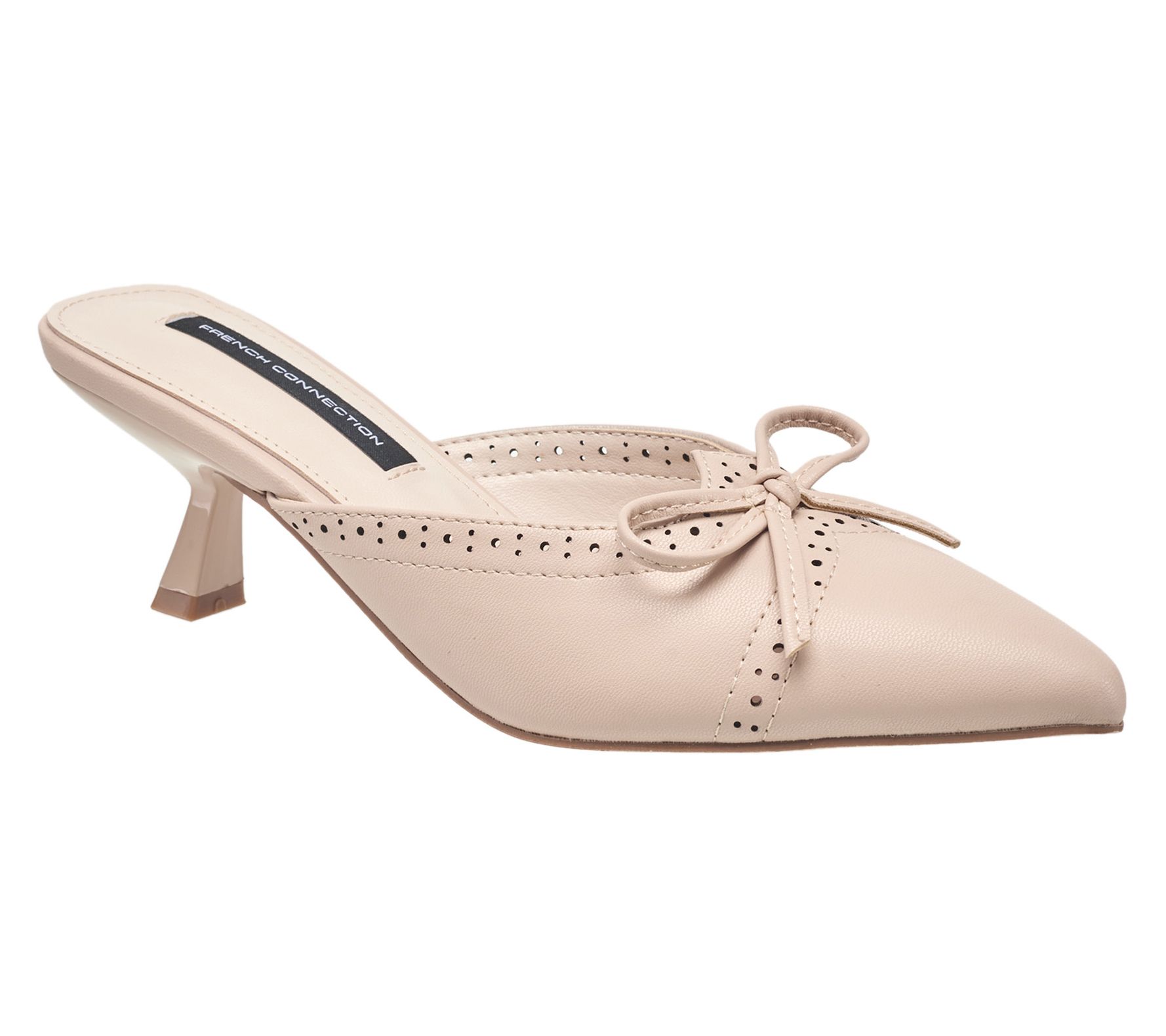 French Connection Ladies Brea Kitten Heel Mule