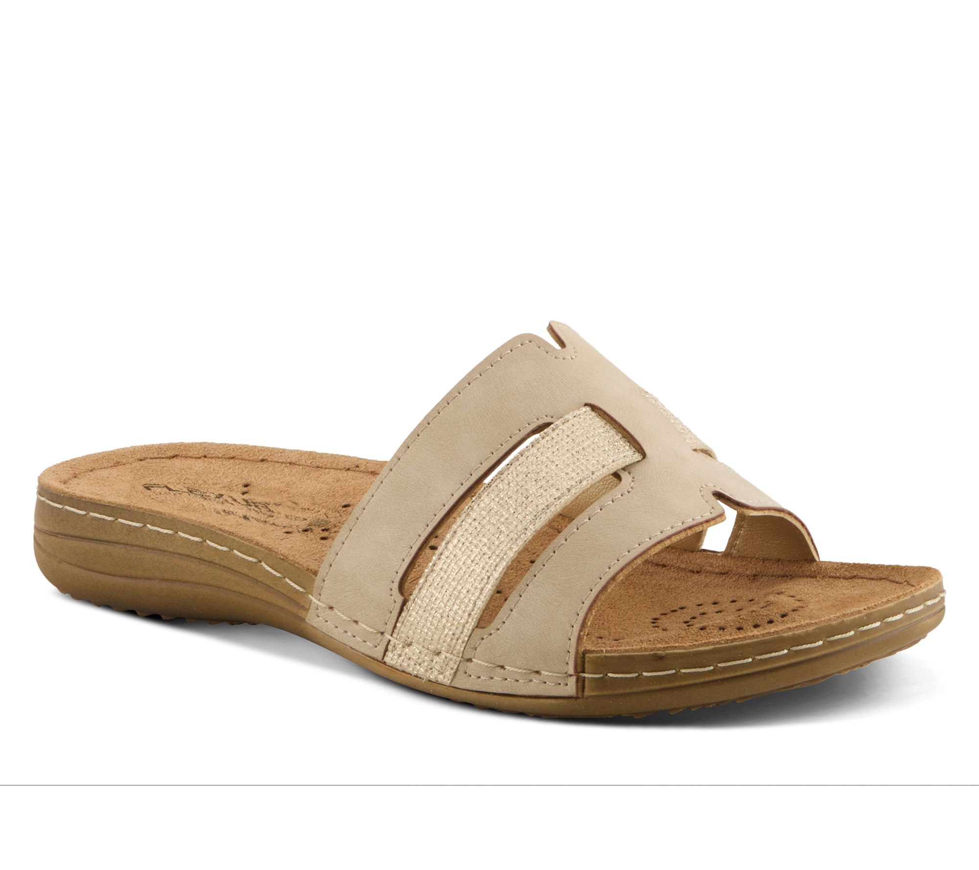 Flexus by Spring Step Slide Sandals - Tethys