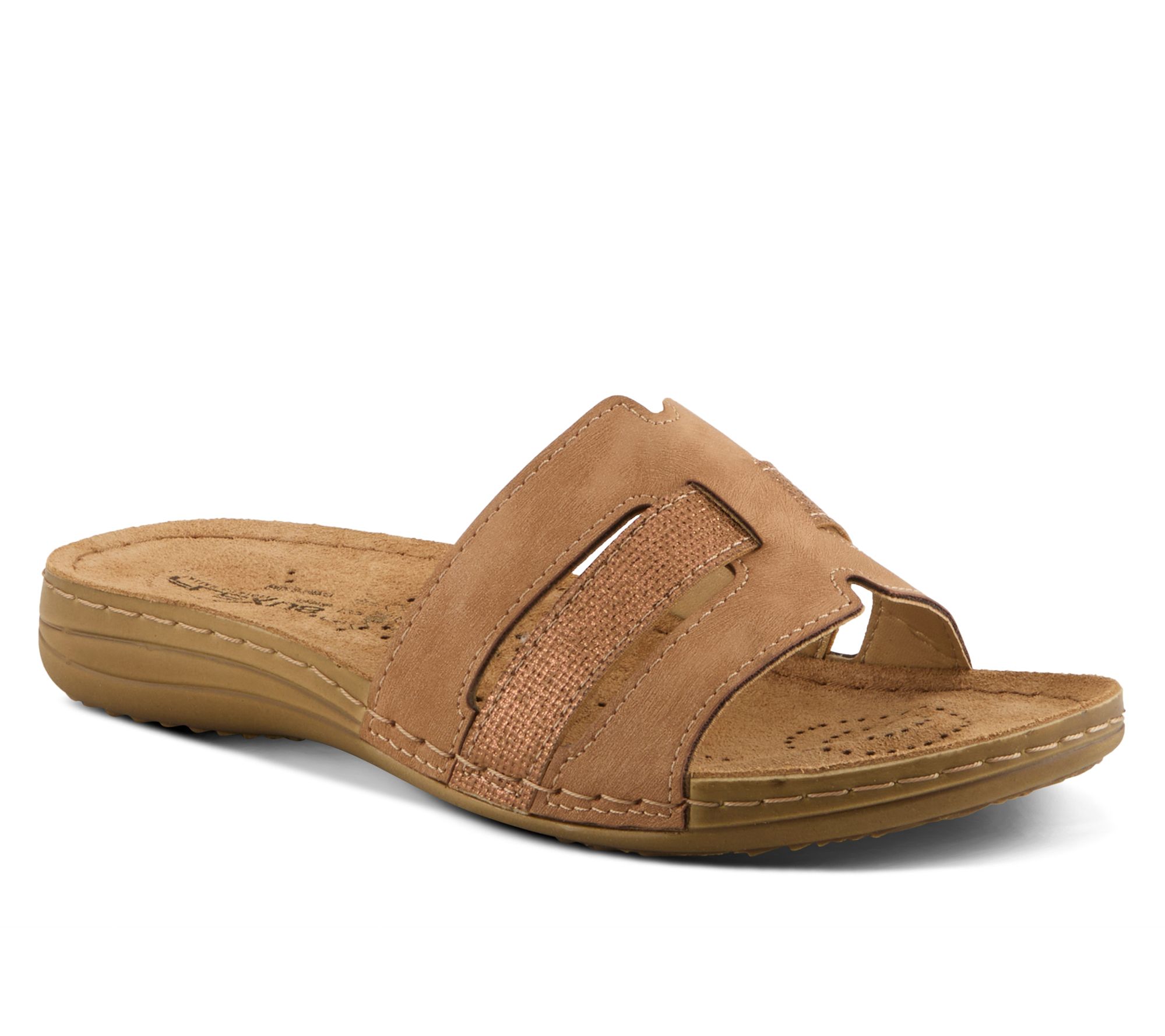 Flexus by Spring Step Slide Sandals - Tethys