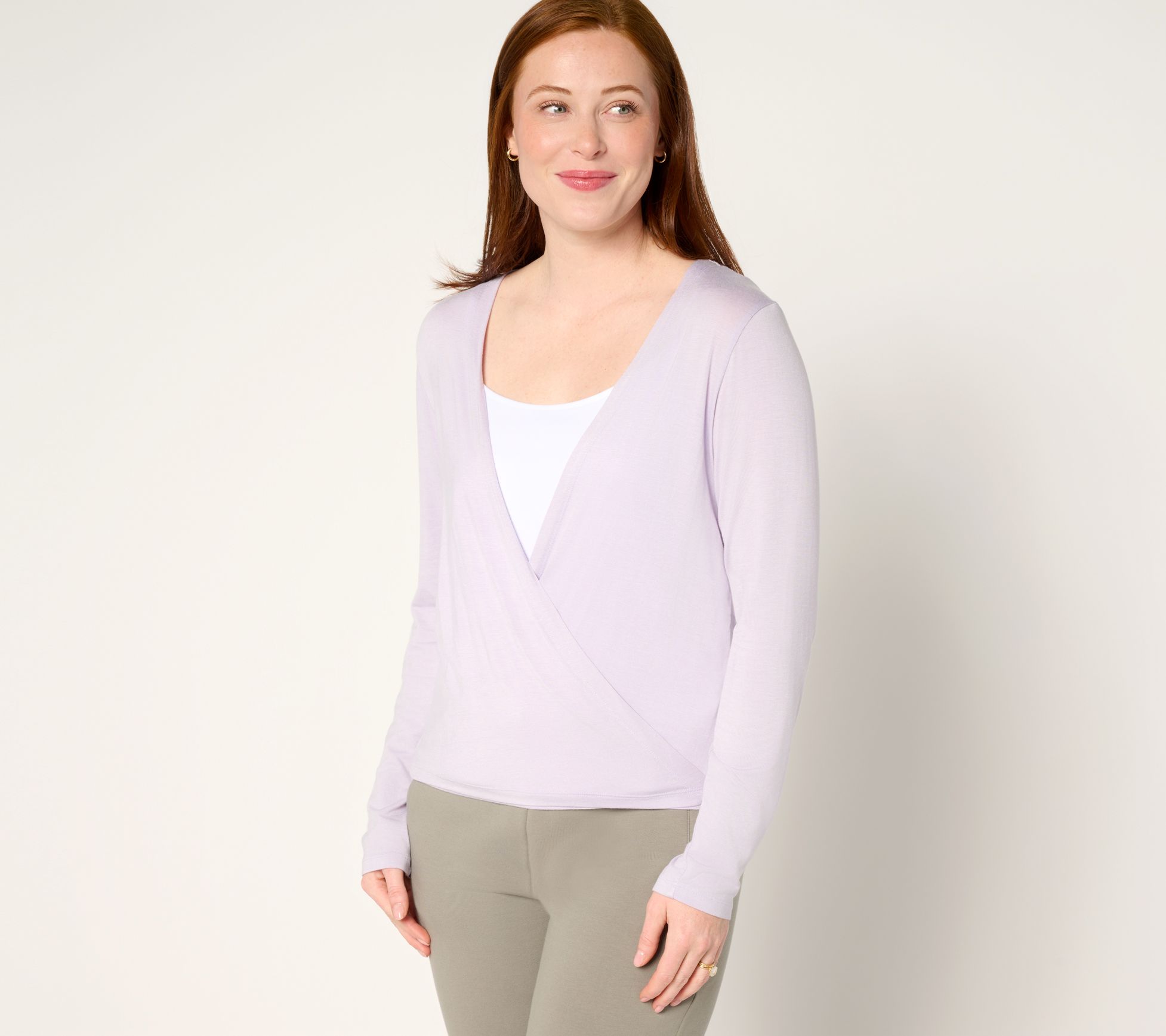 "As Is" Cuddl Duds Soft Stretch Everyday Cardigan