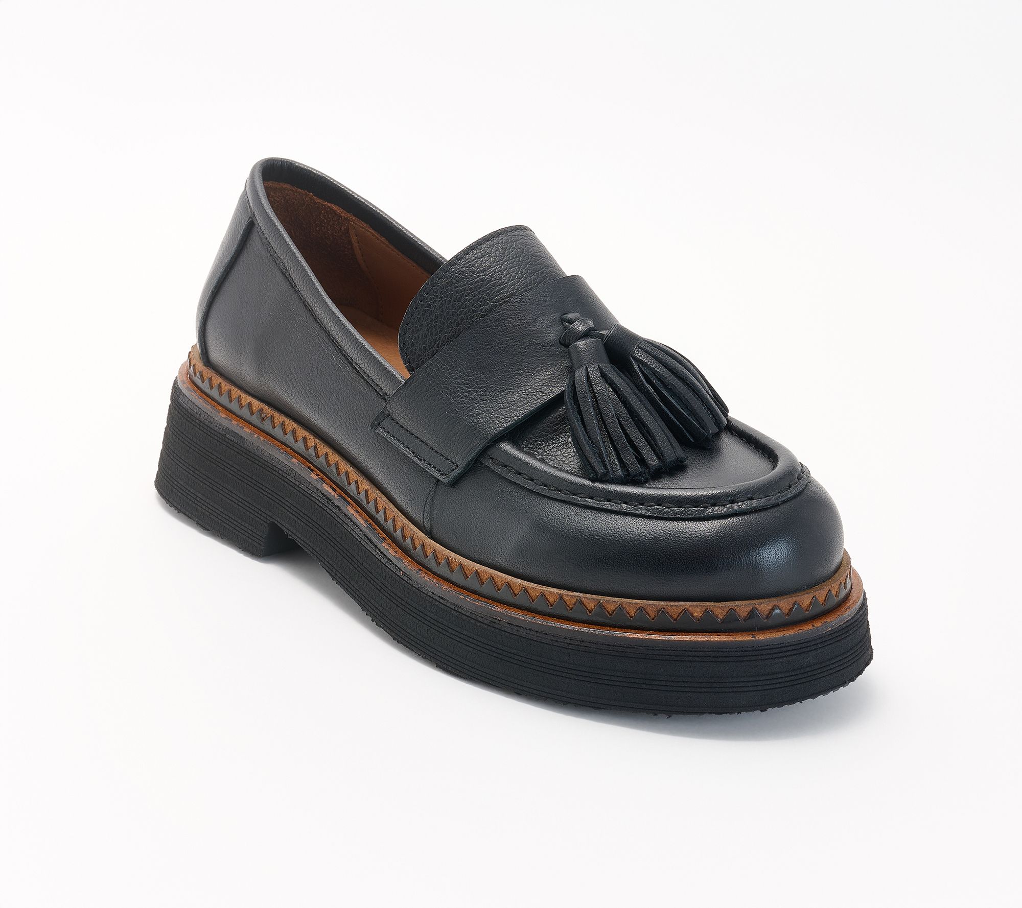 Bueno Leather Tassel Loafers - Gillian