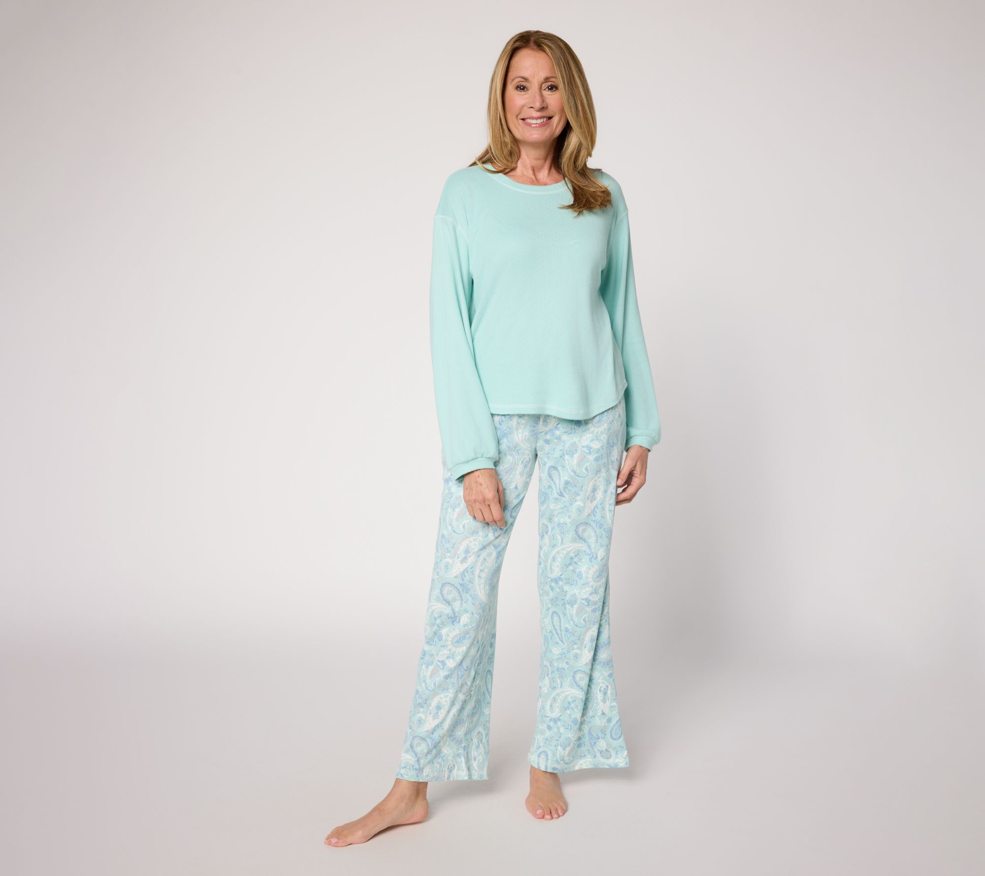 MUK LUKS Volume Sleeve Lounge Set