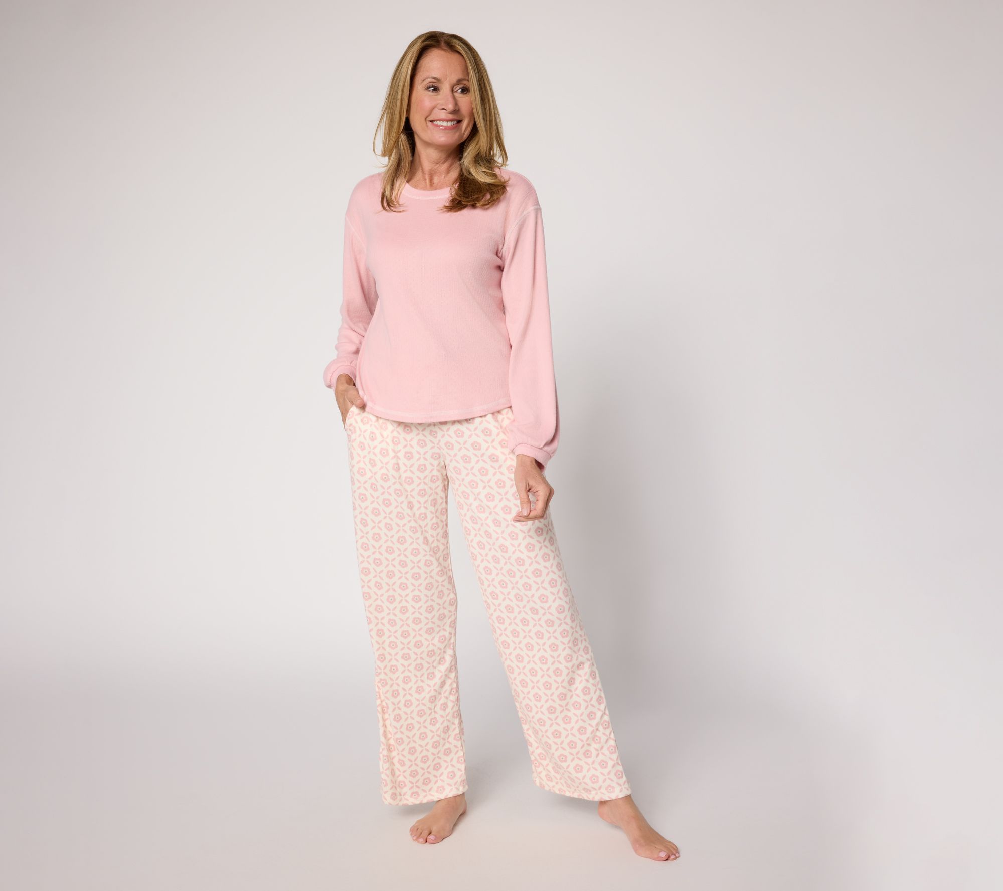 MUK LUKS Volume Sleeve Lounge Set