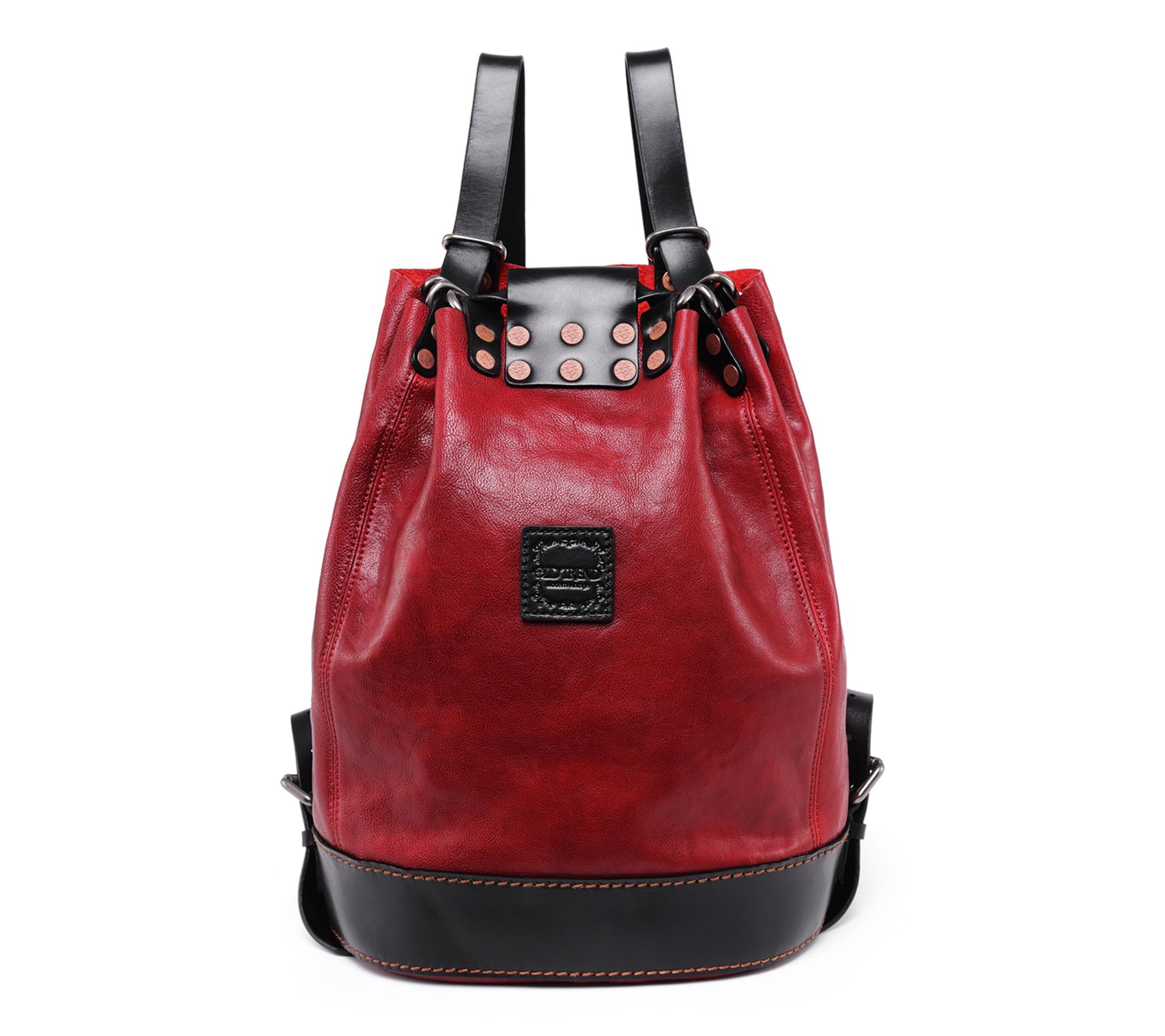 Old Trend Canna Leather Bucket Backpack