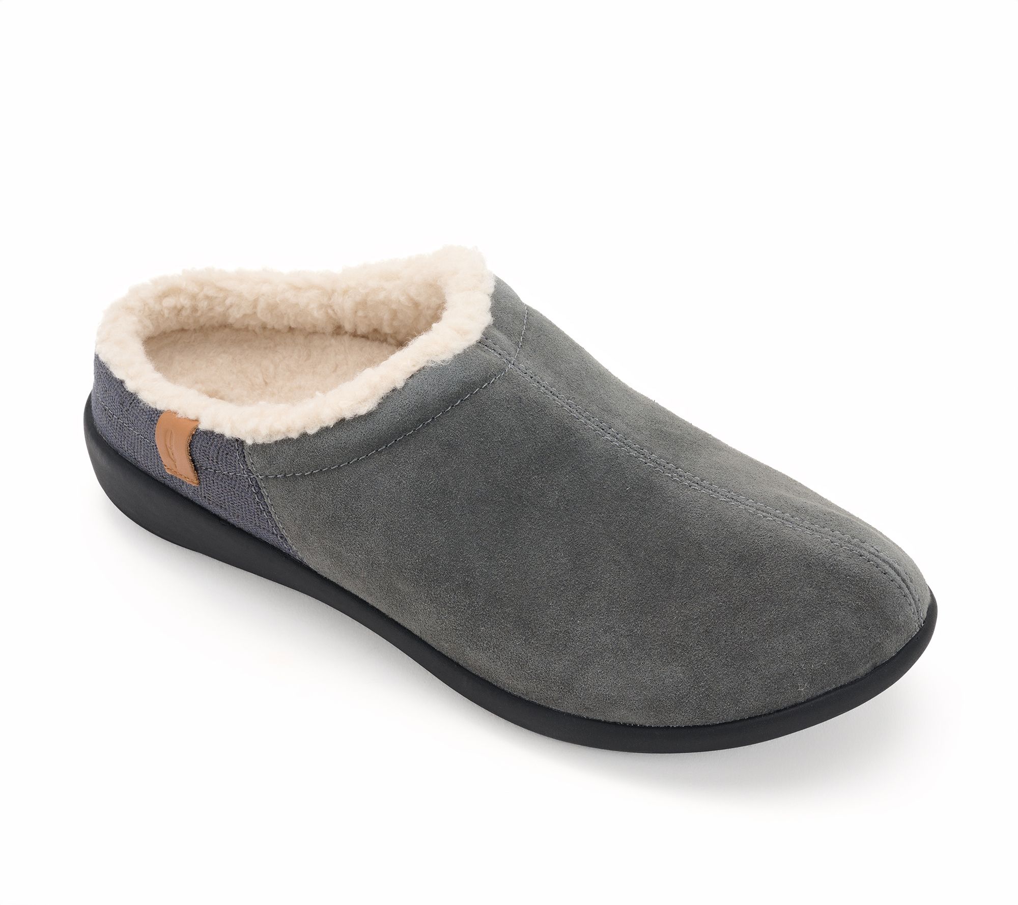 Revitalign Orthodic Mens Suede Cozy Lined Slippers Legacy Slipper