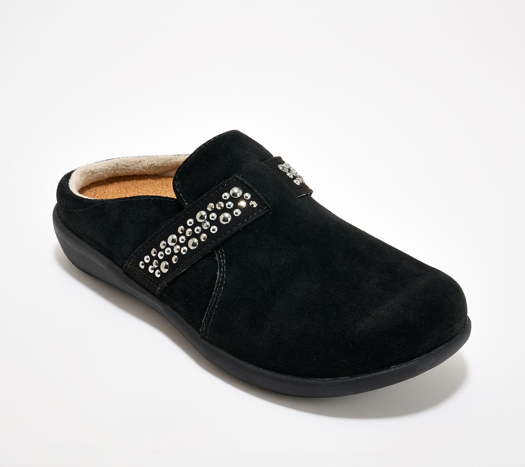 Revitalign OrthoticSuede Embellished Band Mule - Siesta Aries