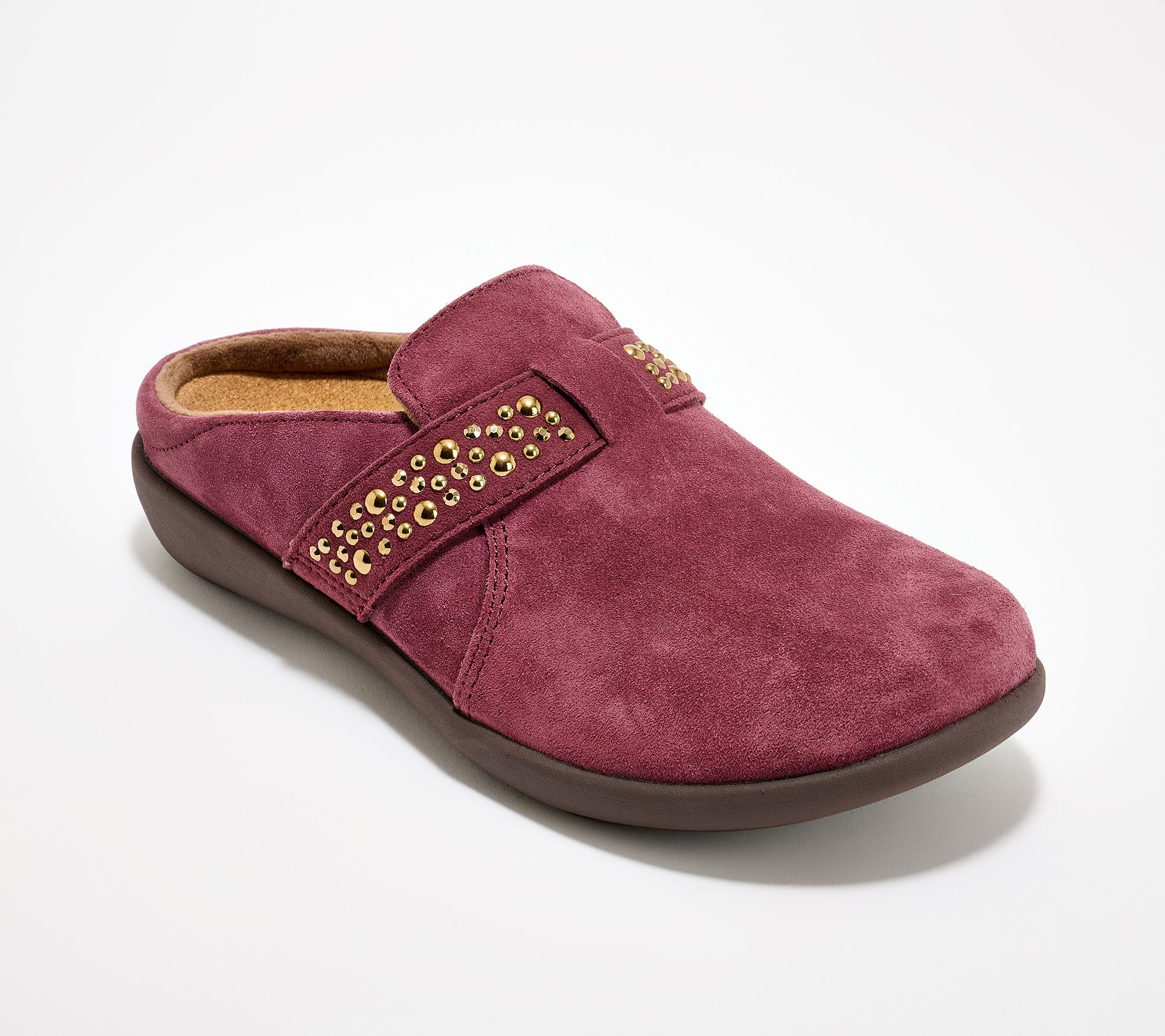 Revitalign OrthoticSuede Embellished Band Mule - Siesta Aries