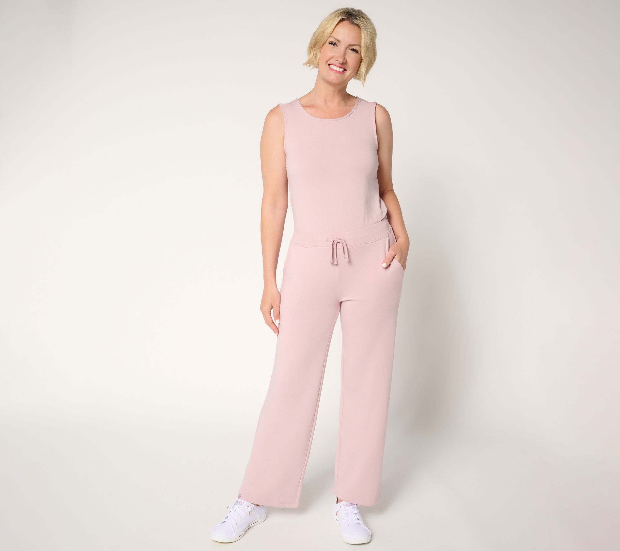 "As Is" Barefoot Dreams Tall Malibu Collection Lounge Jumpsuit