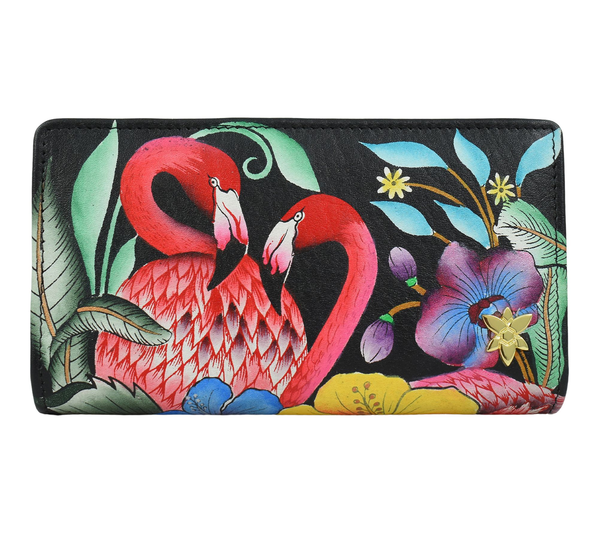 Anuschka Painted Leather RFID Wallet