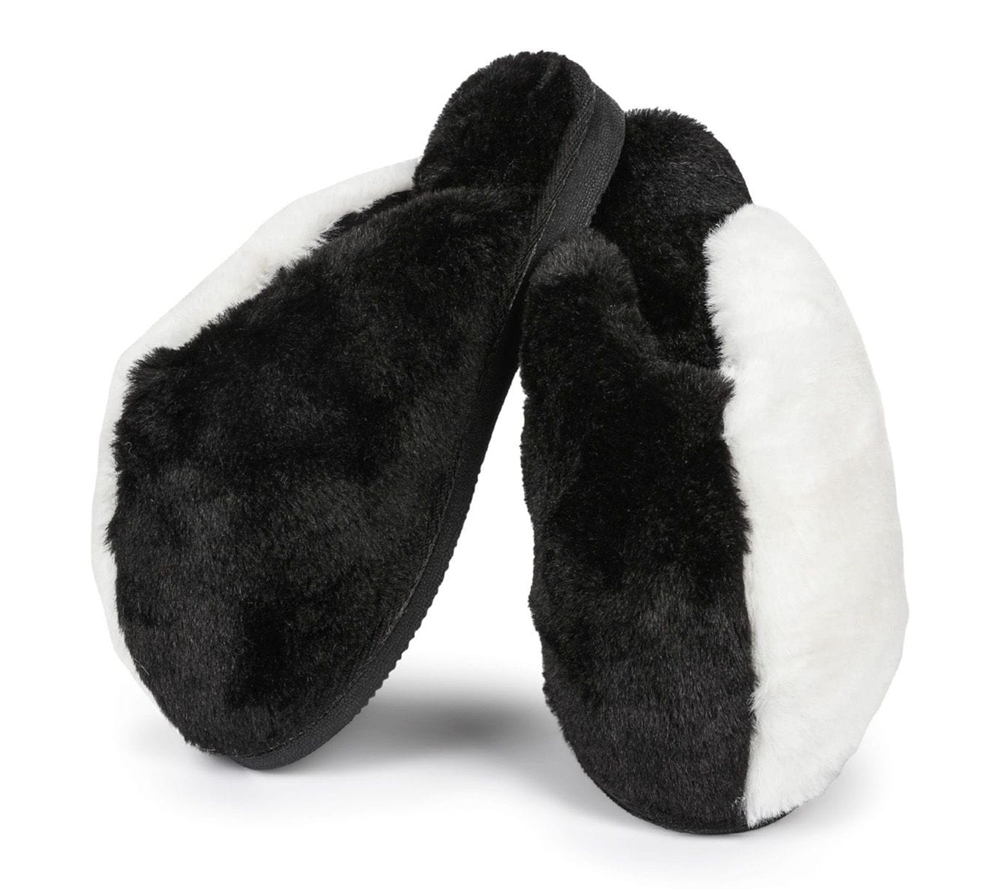 Memoi Women's Colorblock Plush Slippers