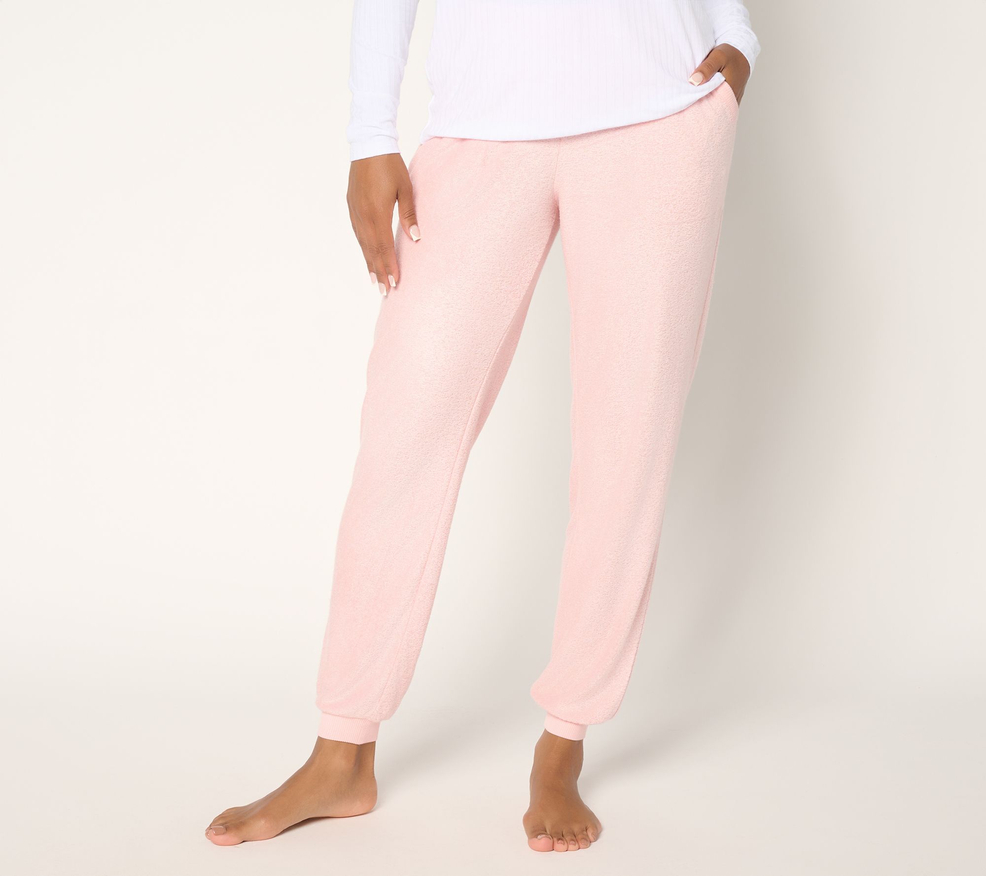 "As Is" Modern Soul Comfort Soul Knit Fleece Jogger with Pockets