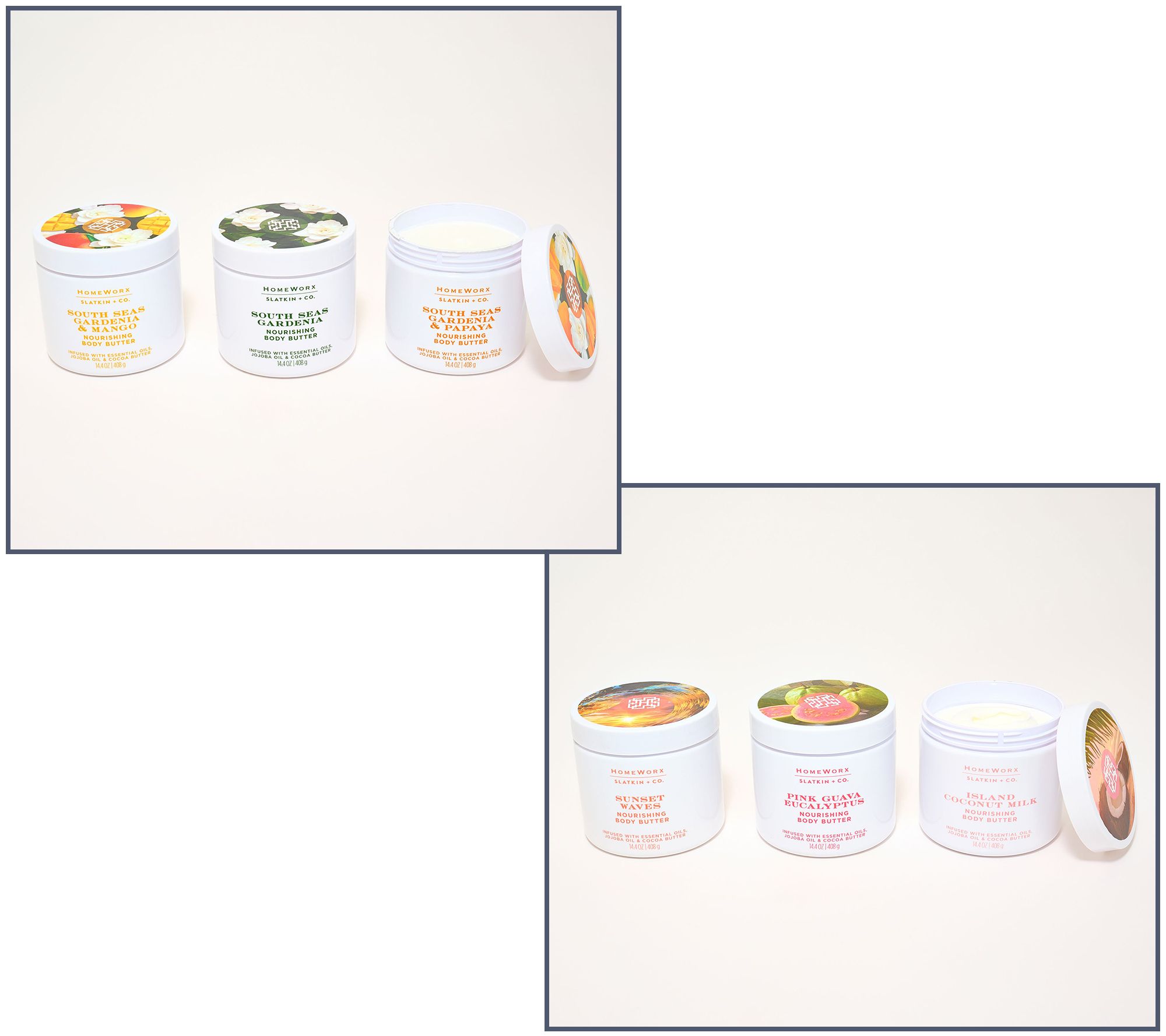  HomeWorx by Slatkin + Co. Choice of 14.4-oz Body Butter Trio - A726213
