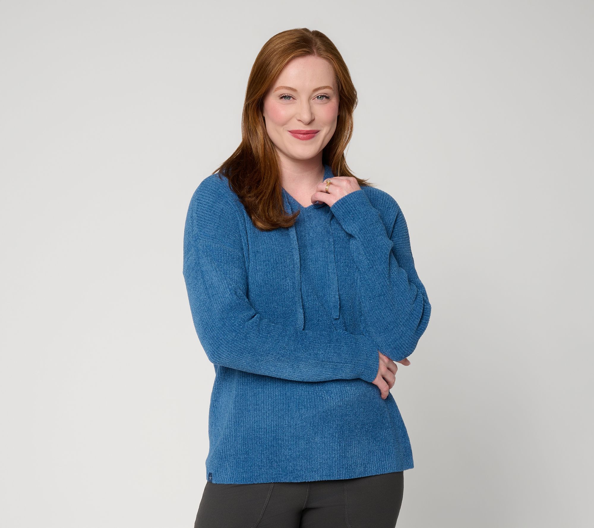  Barefoot Dreams CozyChic Ultra Lite Rib Hoodie