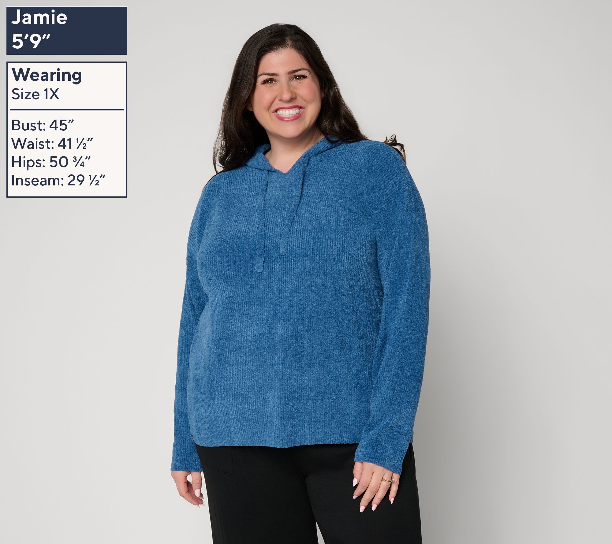 Barefoot Dreams CozyChic Ultra Lite Rib Hoodie - QVC.com