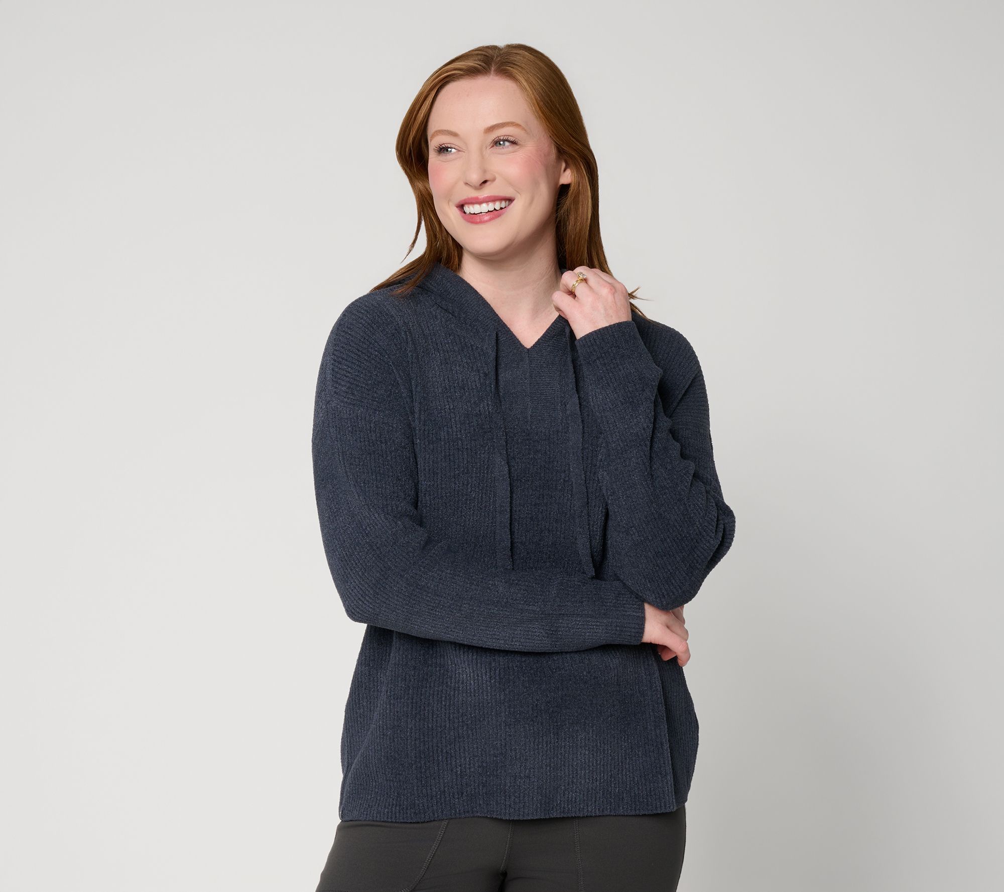 Barefoot Dreams CozyChic Ultra Lite Rib Hoodie