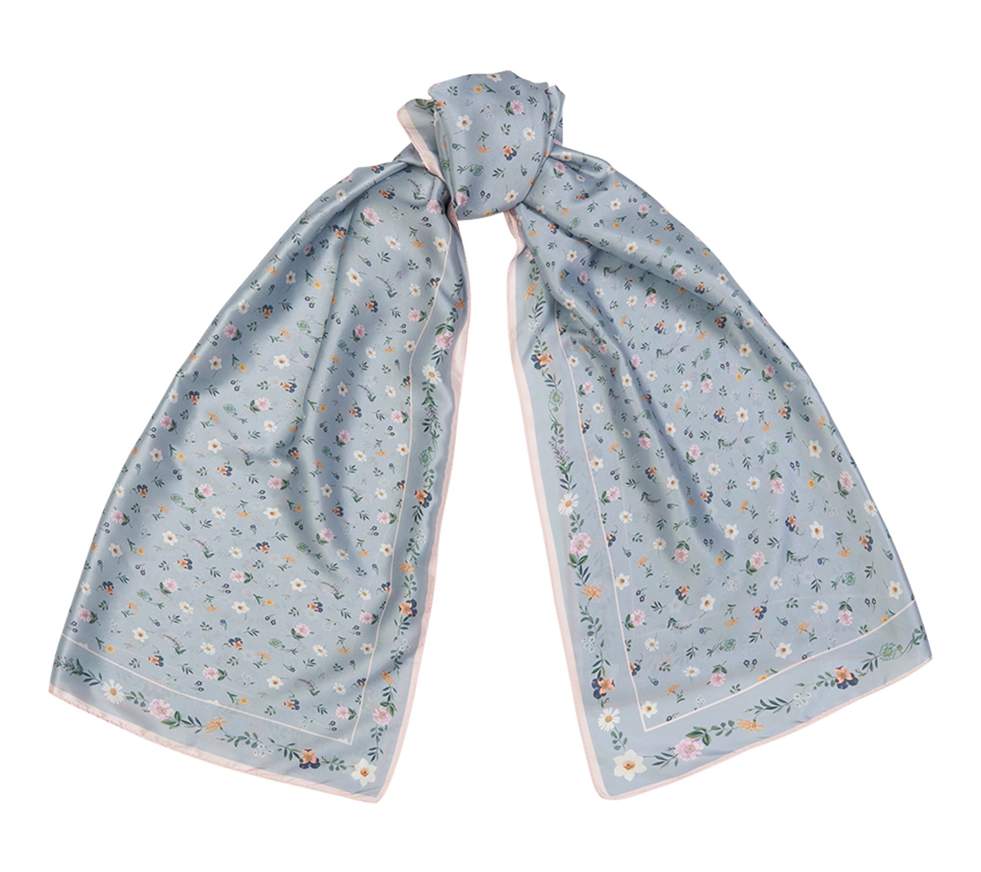 Fable England Ditsy Sprigs Silky Scarf