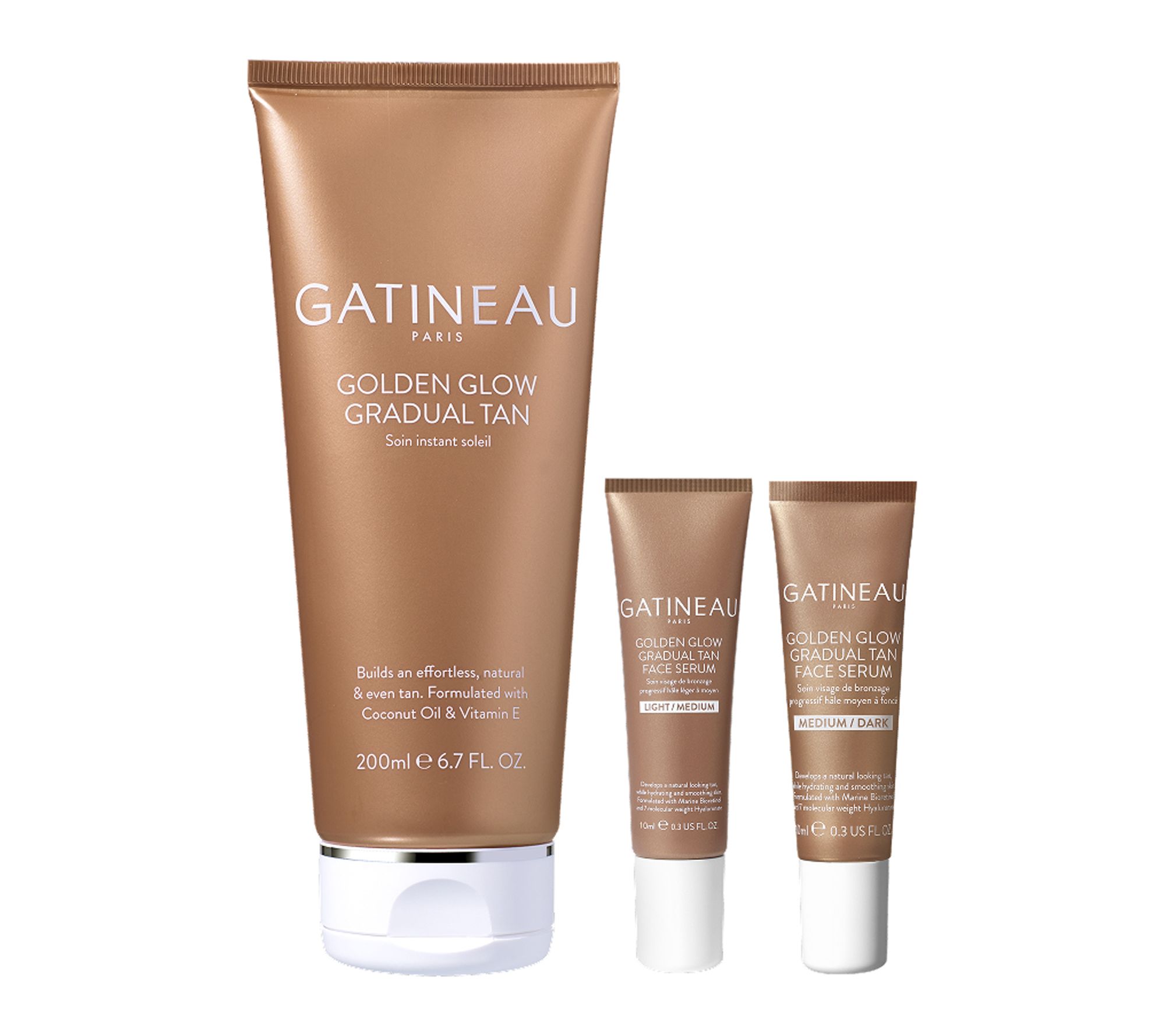 Gatineau Golden Glow Gradual Tan Face & Body Discovery Kit