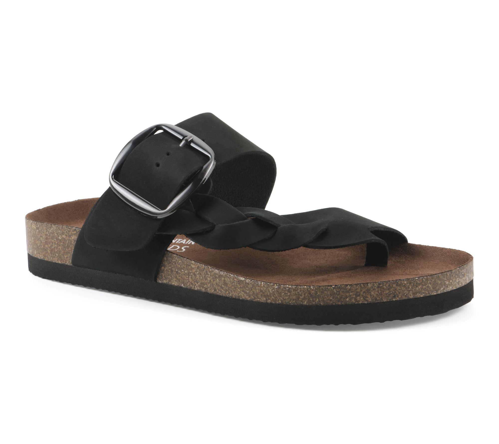 White Mountain Footbeds Leather Sandals- Harleta