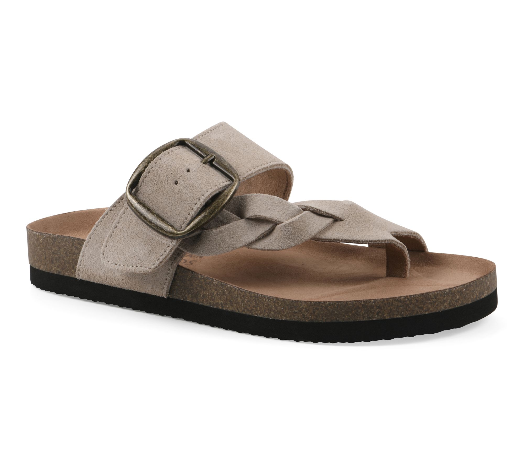 White Mountain Footbeds Leather Sandals- Harleta