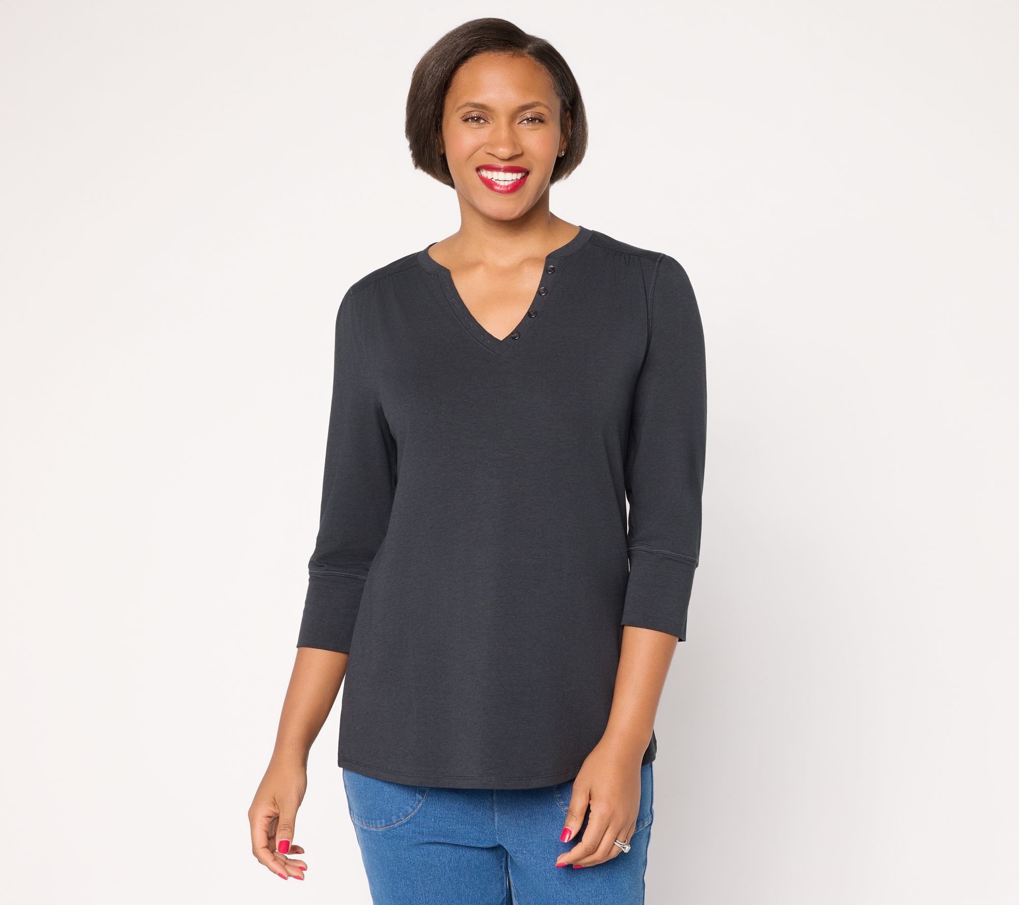 "As Is" Ree by the Pioneer Woman Essential 3/4 Length Sleeve Tunic