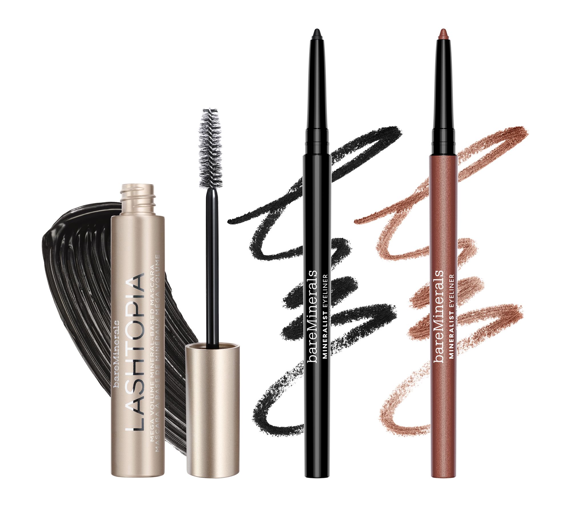 bareMinerals Lashtopia & Eyeliner 3 Pc Set