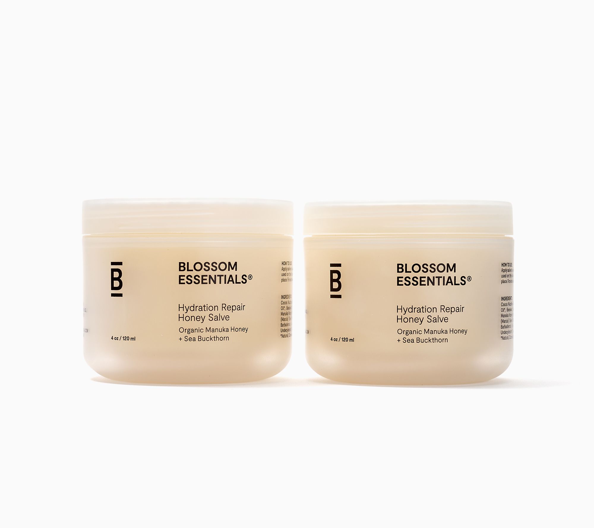 Blossom Essentials Hydration Repair Honey Salve 4-oz Duo