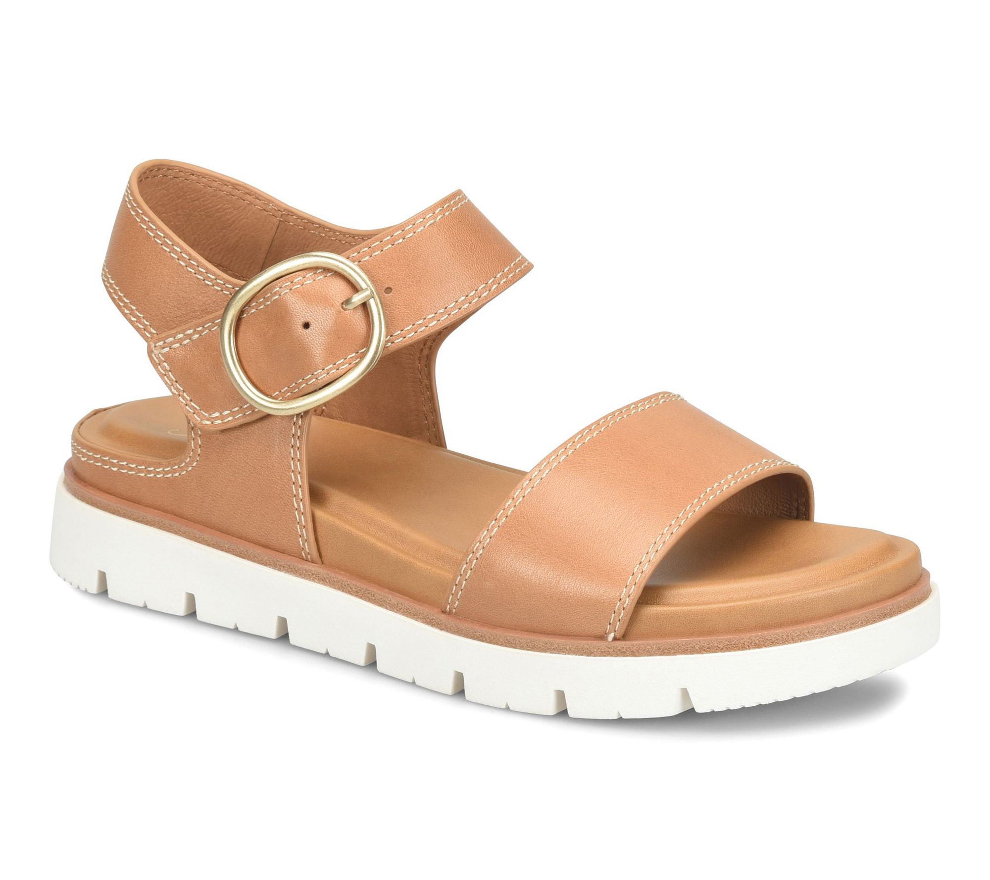 Sofft Leather Sporty Platform Sandal - Gweneth