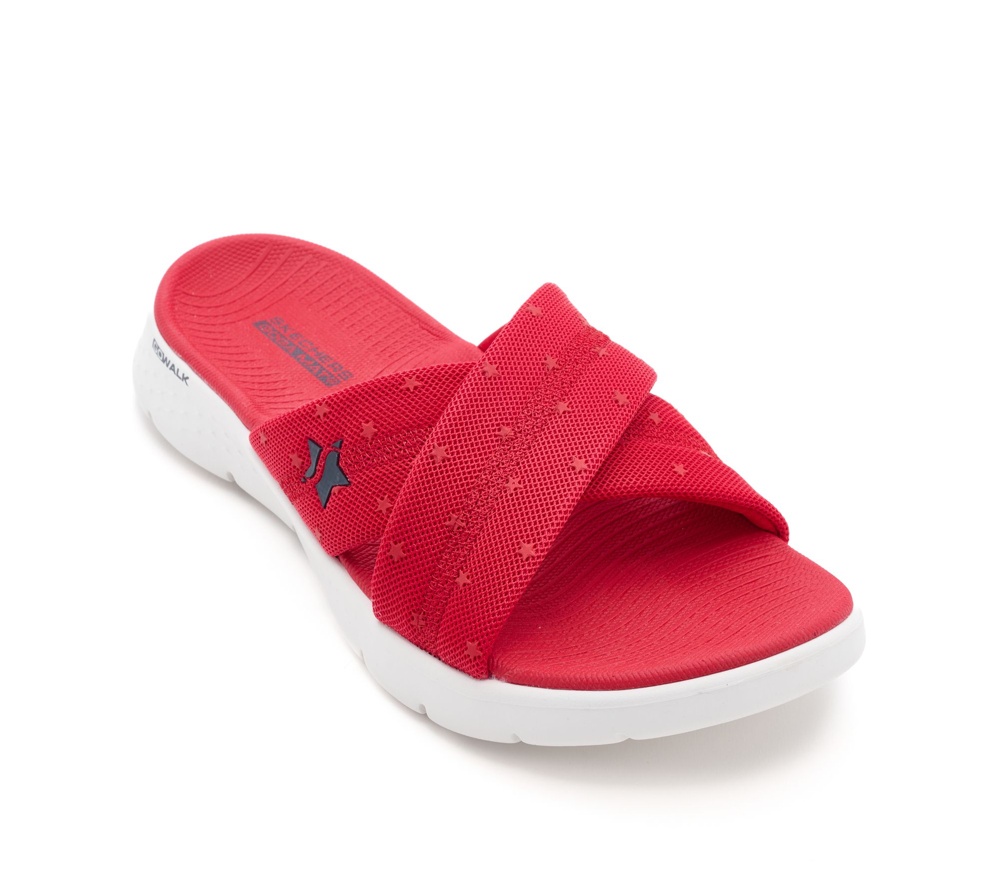 "As Is" Skechers GO WALK Flex Americana Slide Sandals
