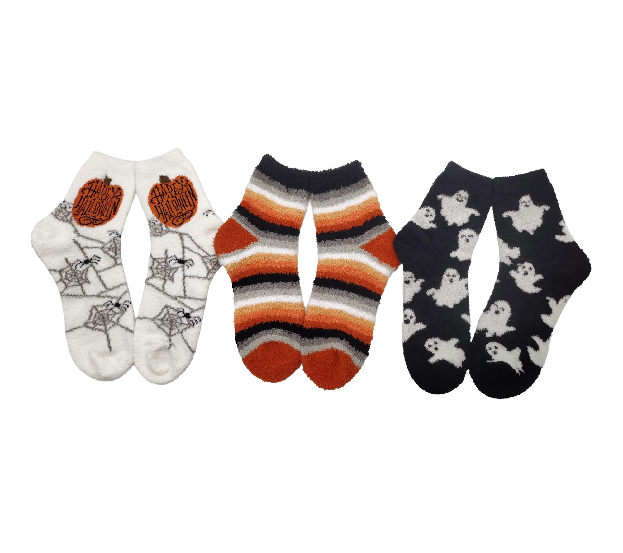 Hallmark - Halloween Ladies 3pk Cozy Crew Socks