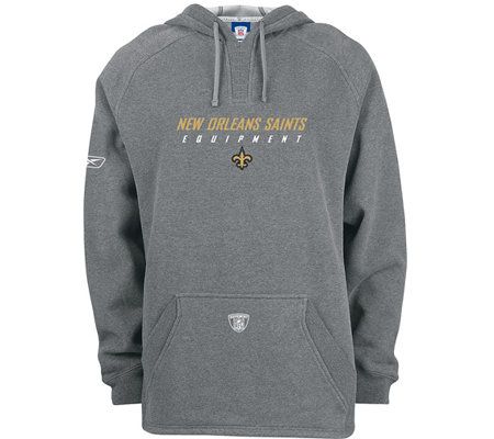 NFL New Orleans Saints Sueded Hooded Fleece 