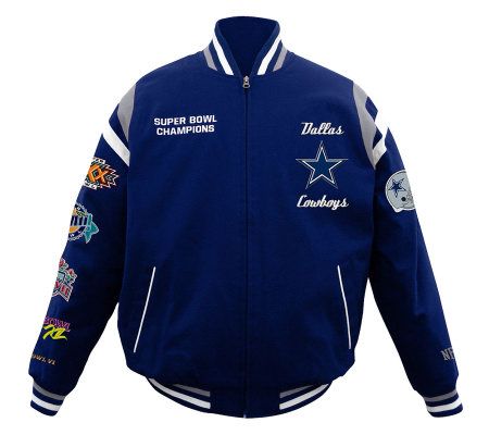 Dallas Cowboys Leather Jacket 3 Thermal Plush - Dallas Cowboys Home