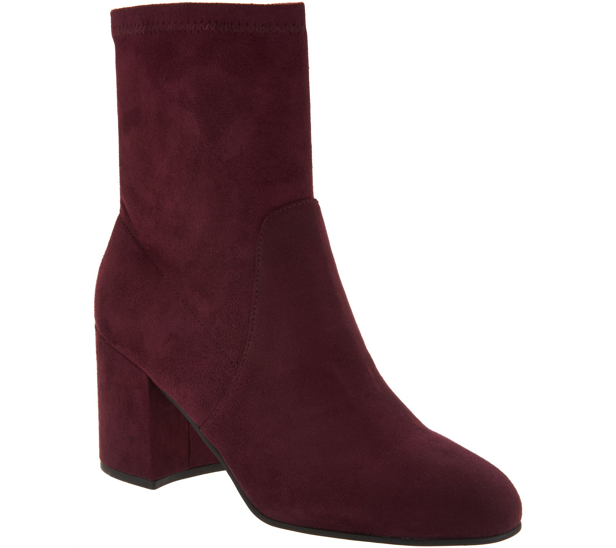 Marc Fisher Faux Suede or Crushed Velvet Ankle Boots - Ileesia - Page 1 ...
