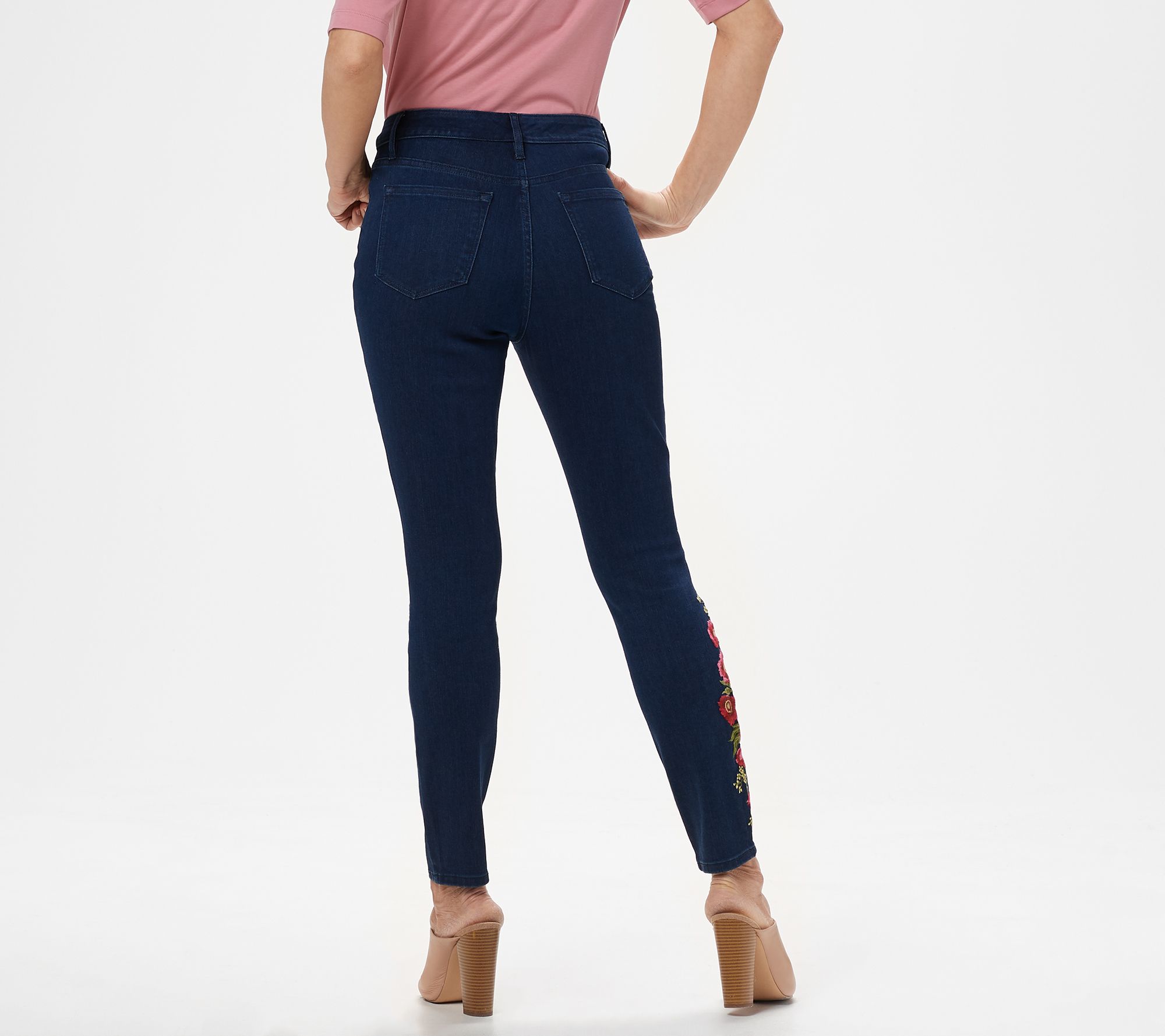 QVC - MARTHA STYLE!🍃🌷 Embroidered denim, sophisticated