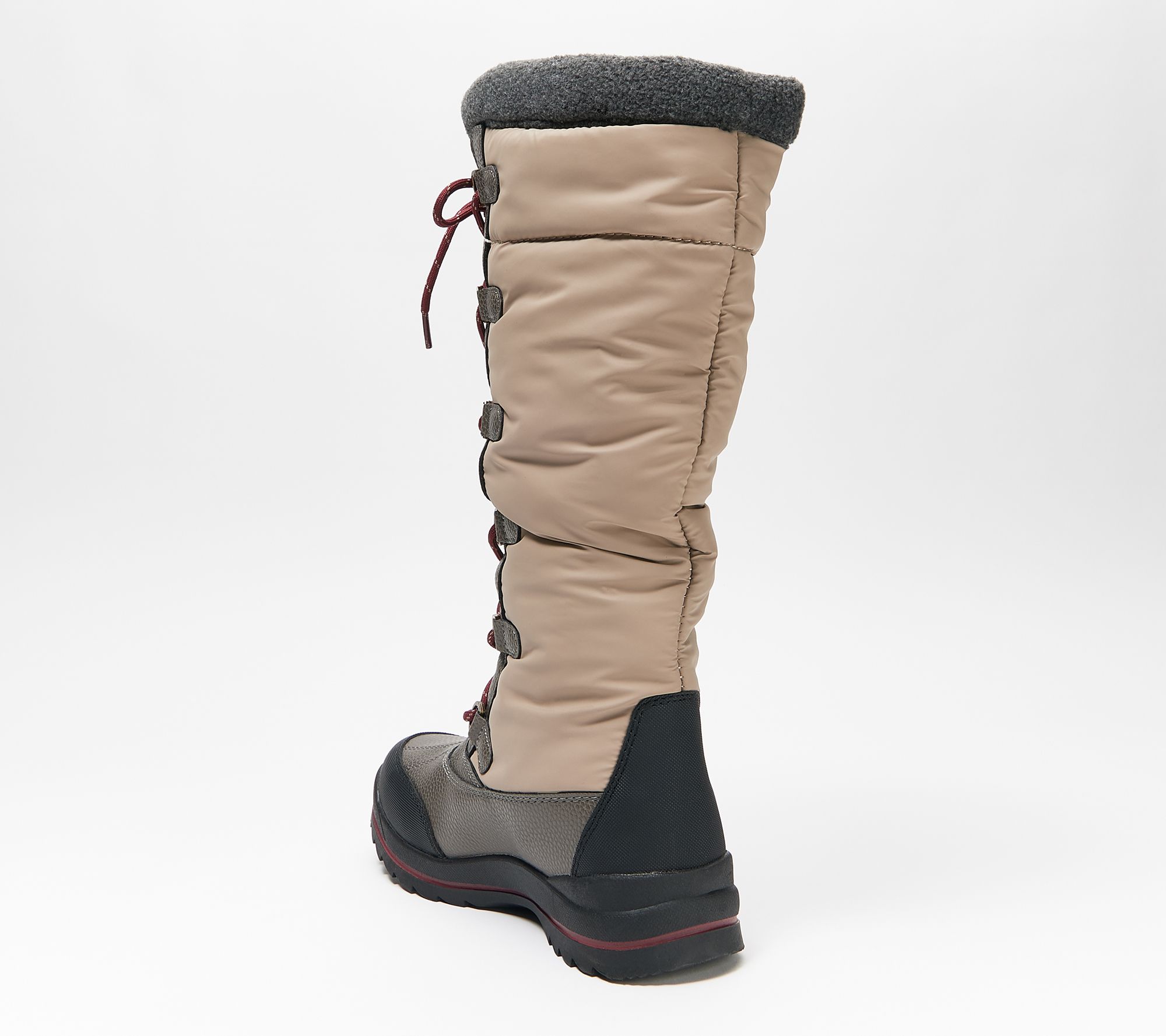 Cougar Waterproof Lace-Up Tall Shaft Snow Boots - Canuck - QVC.com