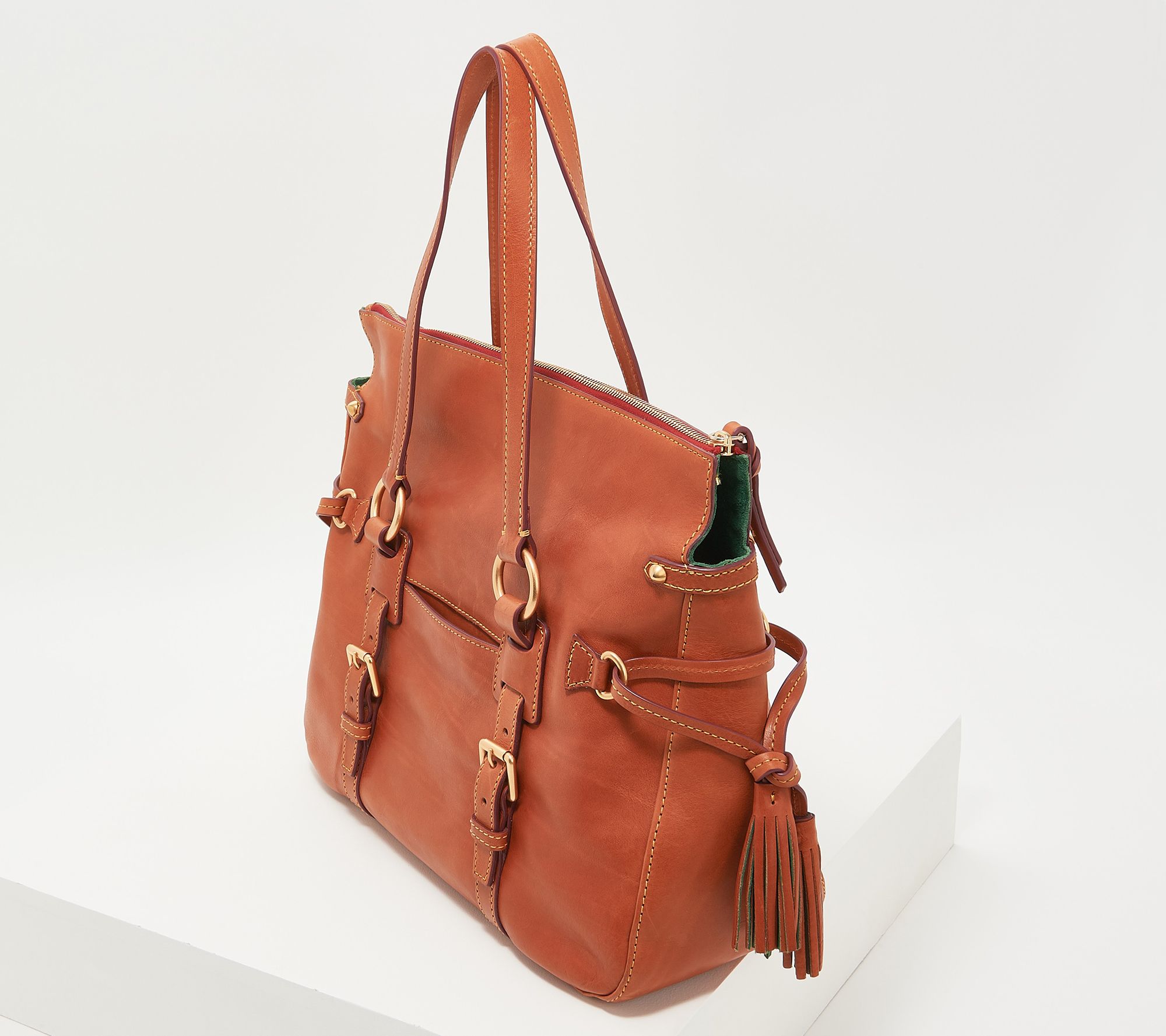 Dooney & Bourke Florentine Satchel Handbag -Cameron on QVC 