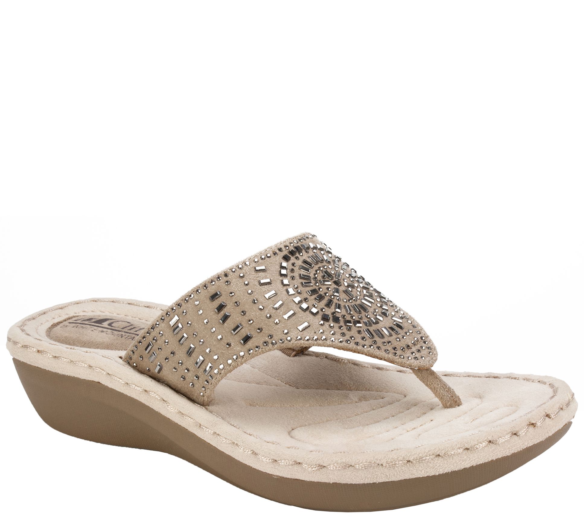 Cliffs by White Mountain Cienna Slip On Thong Comfort Sandals Choose Sz/Color 