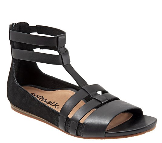 Softwalk Gladiator Style Sandals - Cazadero