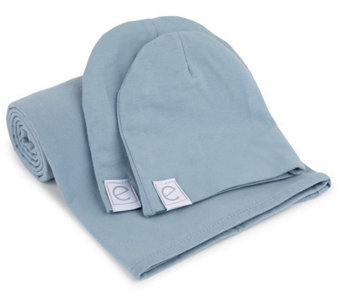 Ely's & Co. Swaddle Blanket and Baby Hat Set - A437814