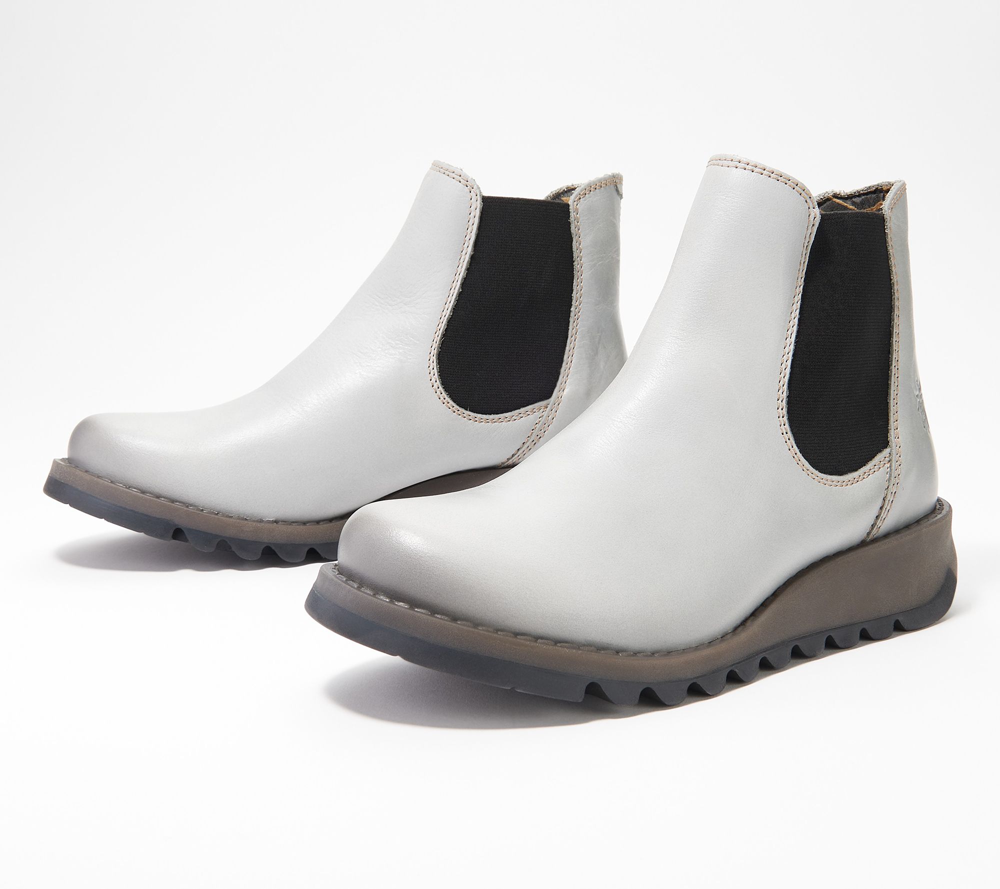 London Leather Chelsea Boots - Salv - QVC.com
