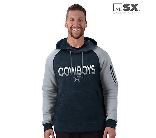 MSX by Michael Strahan for NFL Dallas Long Sleeve Pullover Hoodie