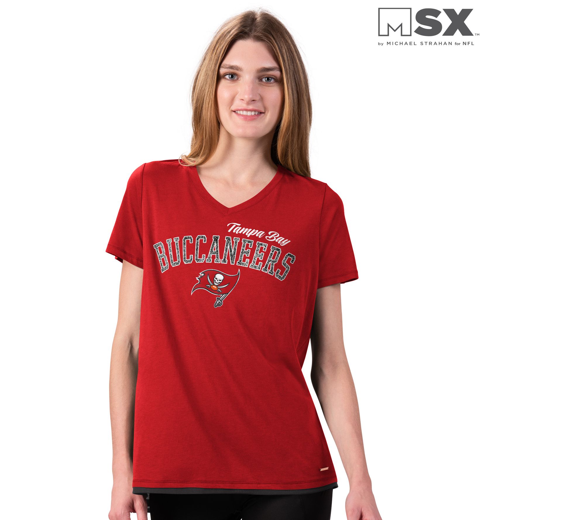 MSX by Michael Strahan for NFL Women's Short Sleeve Mesh T-Shirt - QVC.com