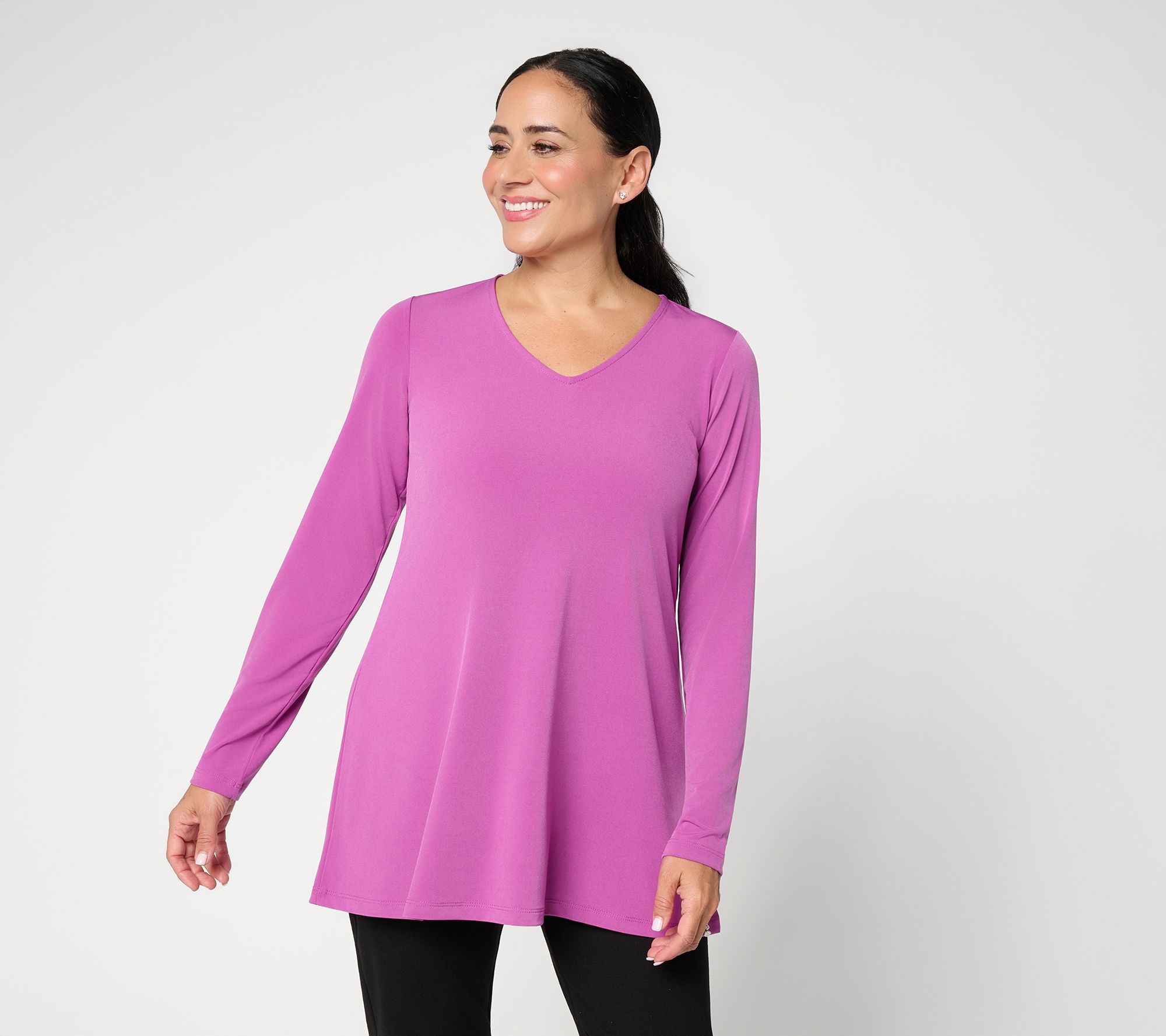 Susan Graver Modern Essentials Regular Liquid Knit Tunic